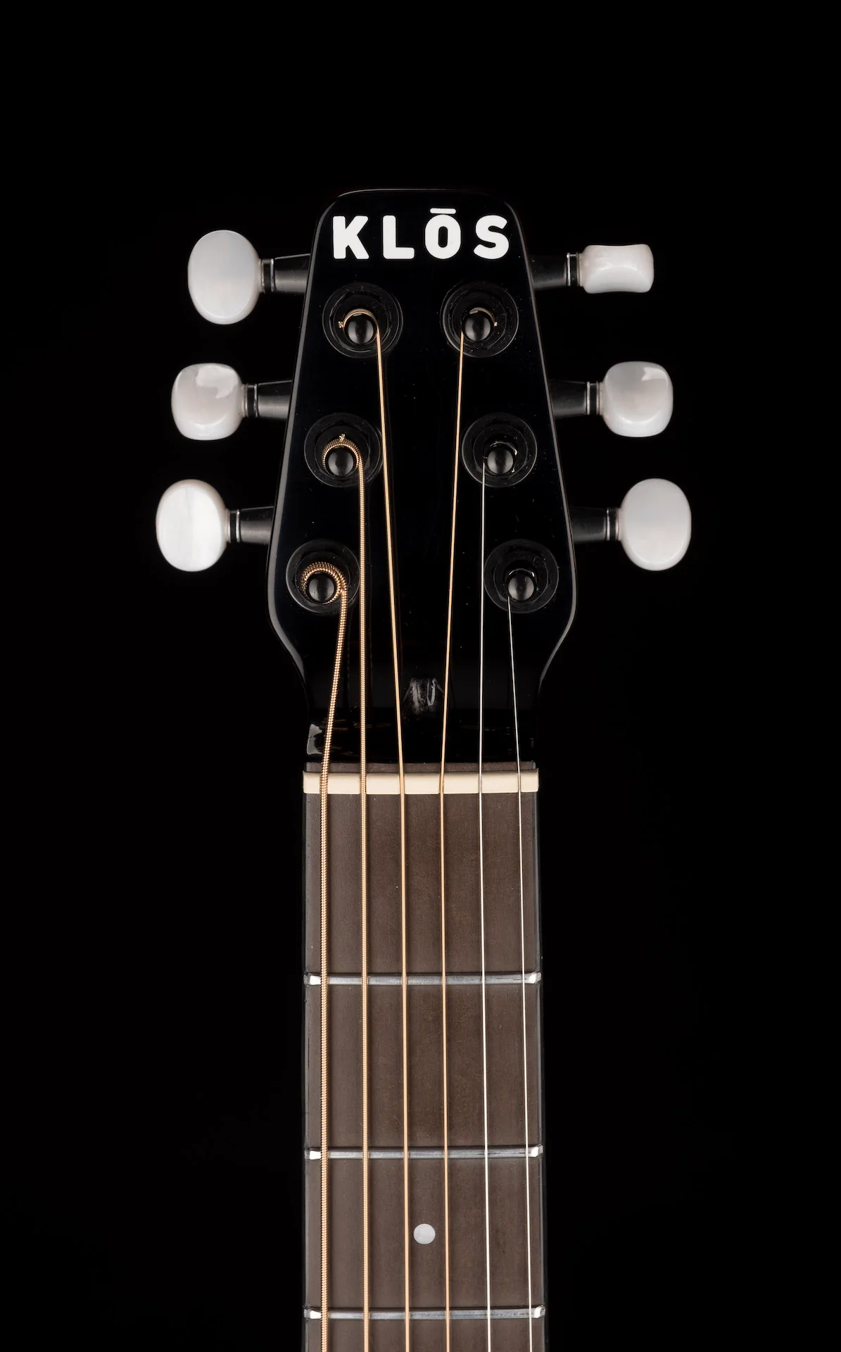 Pre Owned KLŌS Graphite Travel Guitar With Gig Bag - Image 10