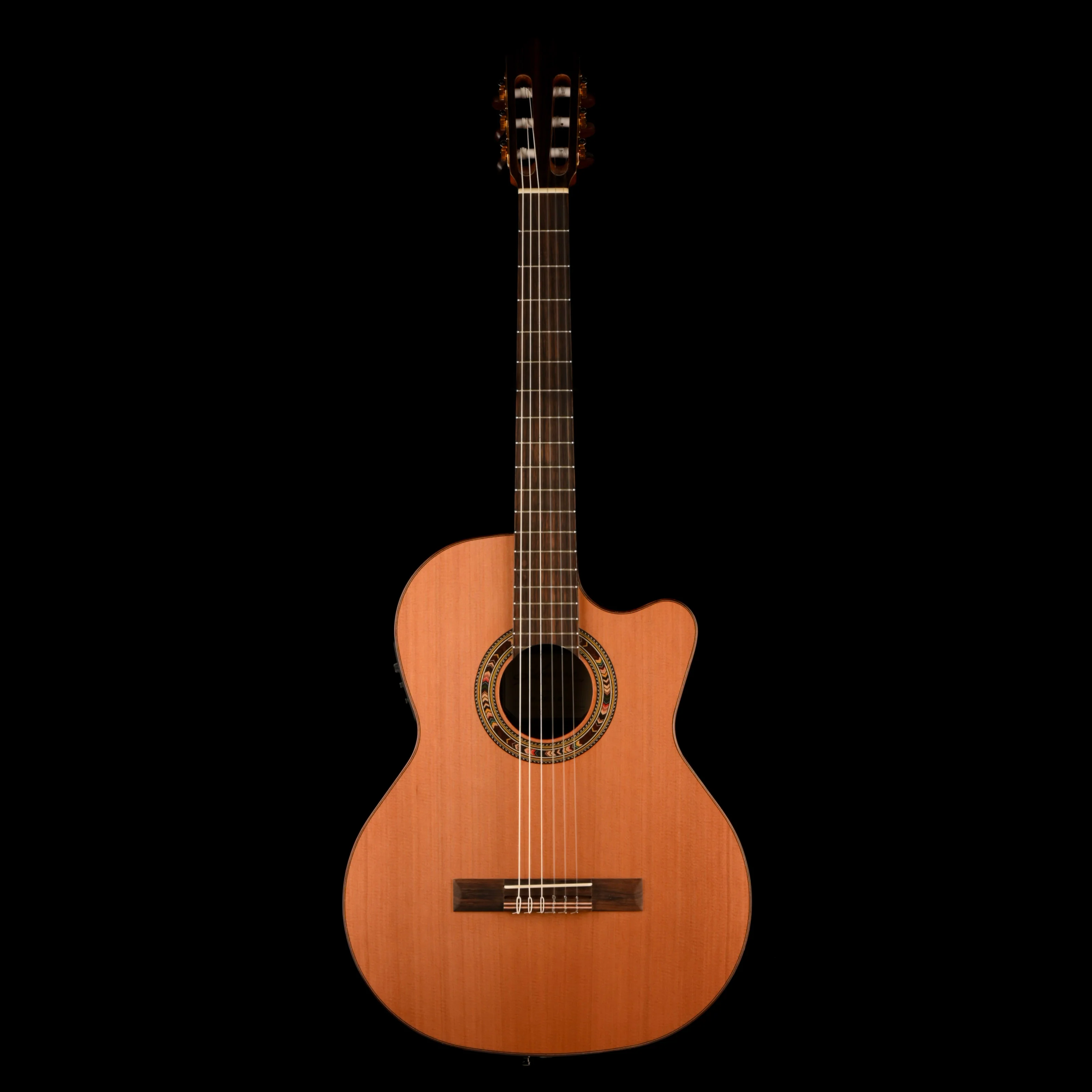 Used Kremona Verea VA Lux Classical Hybrid Acoustic-Electric Guitar With Gig Bag - Image 2