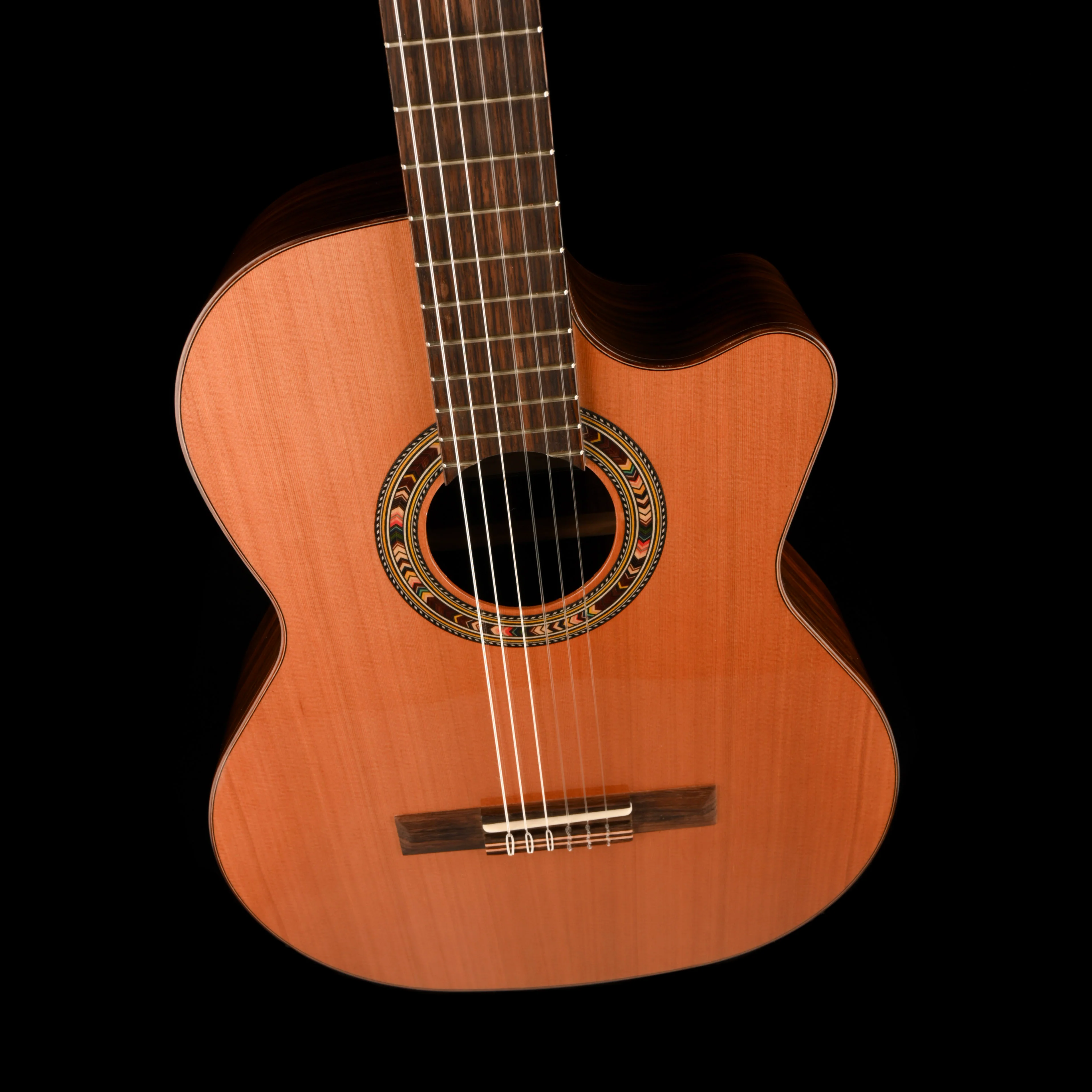 Used Kremona Verea VA Lux Classical Hybrid Acoustic-Electric Guitar With Gig Bag - Image 4