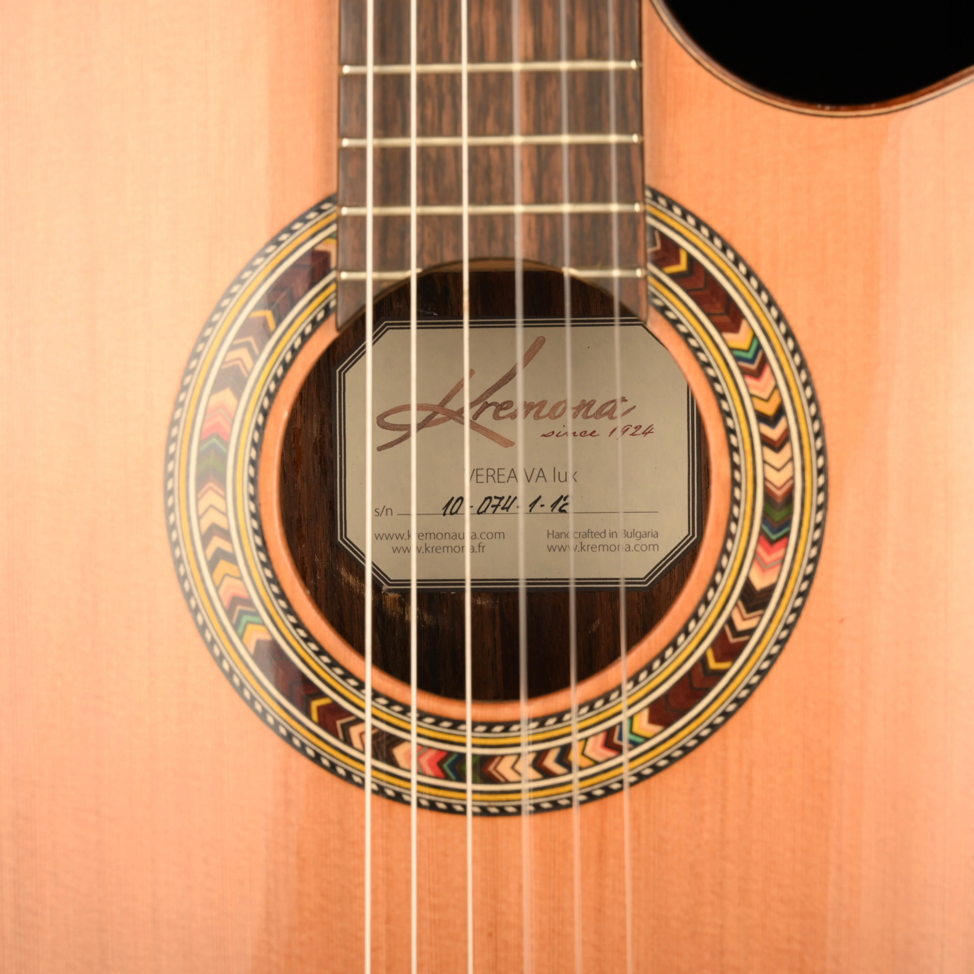 Used Kremona Verea VA Lux Classical Hybrid Acoustic-Electric Guitar With Gig Bag - Image 8
