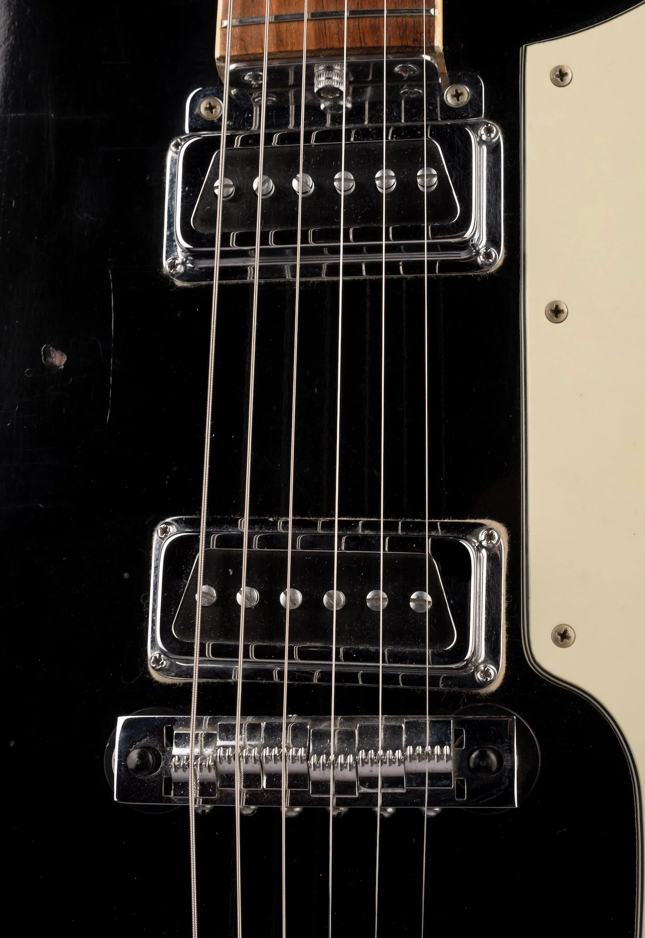 Vintage 1968 Kustom K-200B Black Electric Guitar With HSC - Image 7