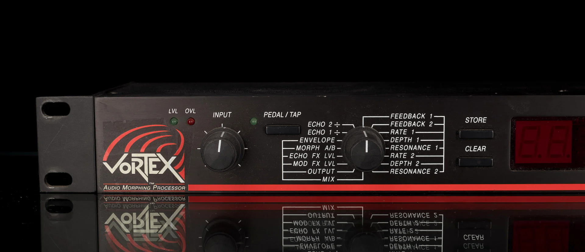 Pre Owned Lexicon Vortex Audio Morphing Processor Rack Unit with Footswitches and Power Supply - Image 2