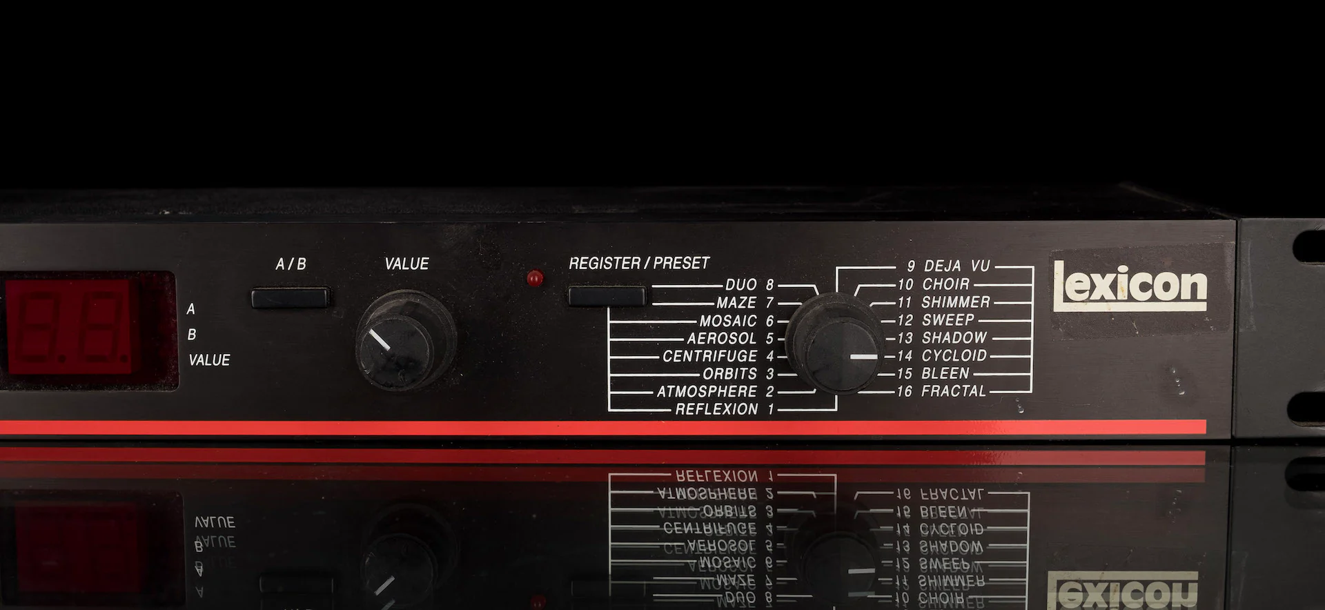 Pre Owned Lexicon Vortex Audio Morphing Processor Rack Unit with Footswitches and Power Supply - Image 3