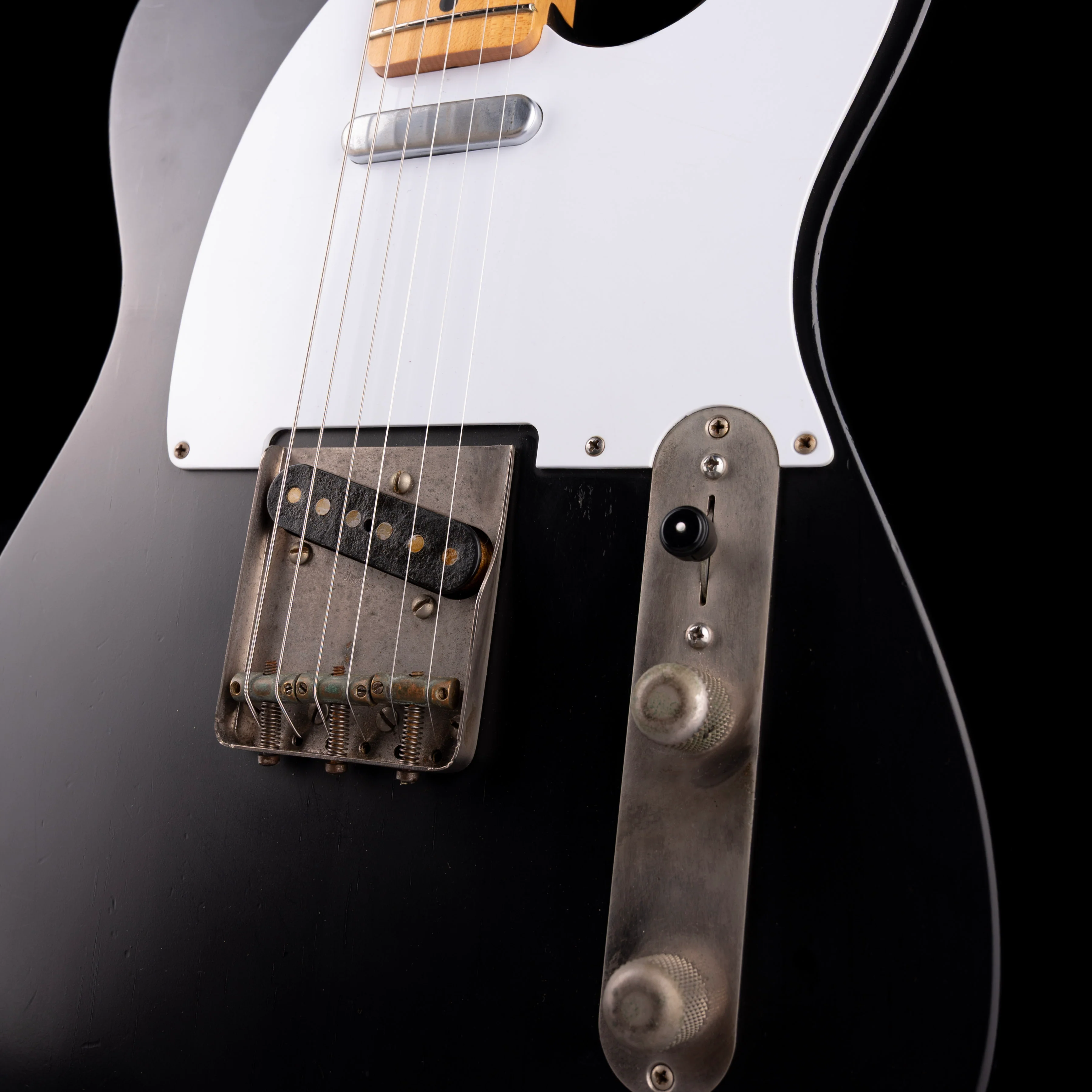 Pre Owned LSL T-Bone One T-Style Black Electric Guitar With Gig Bag - Image 5