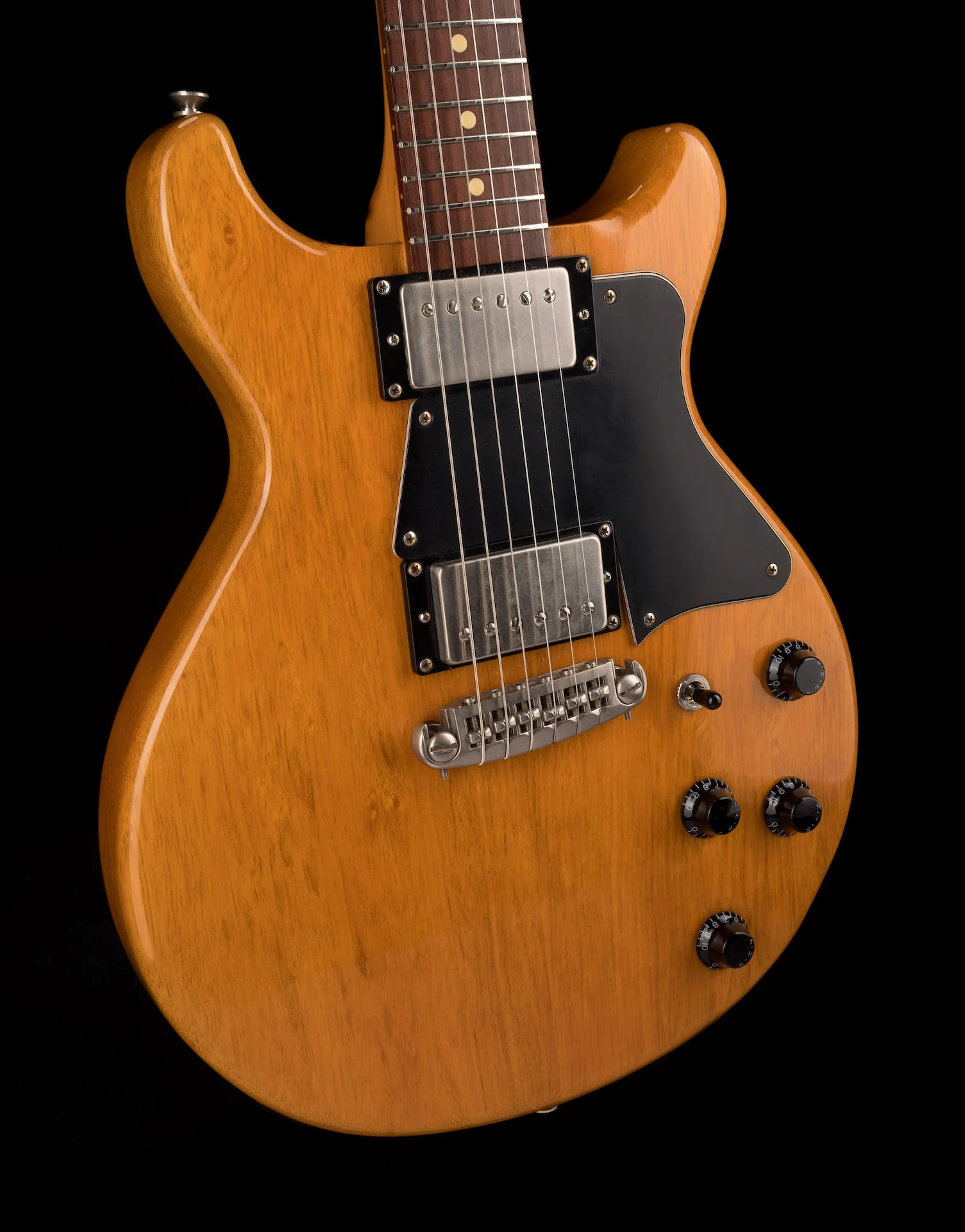 Pre Owned LSL Topanga DC "Wren" Natural Korina With Case - Image 10
