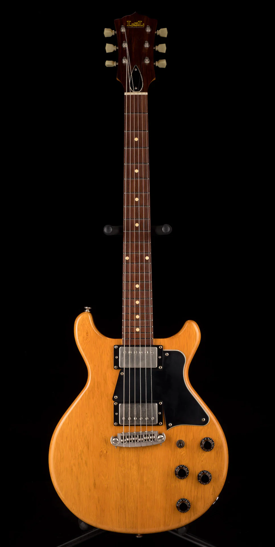Pre Owned LSL Topanga DC "Wren" Natural Korina With Case - Image 2