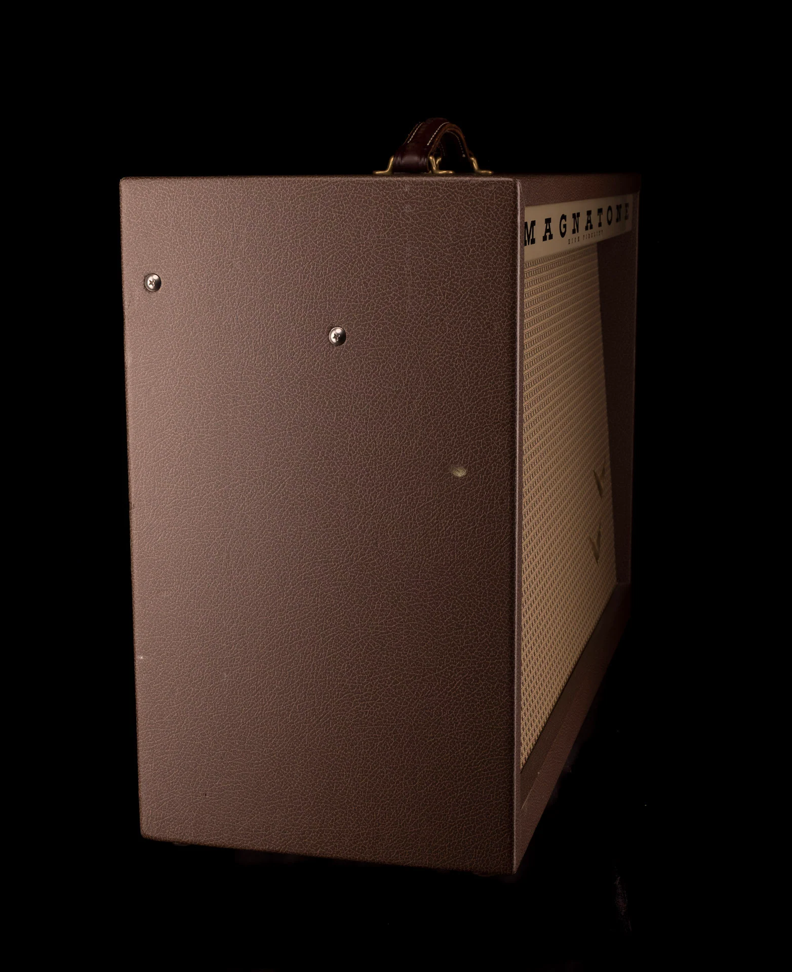 Pre Owned Magnatone Twilighter Stereo 2x12 Brown Guitar Amp Combo - Image 6