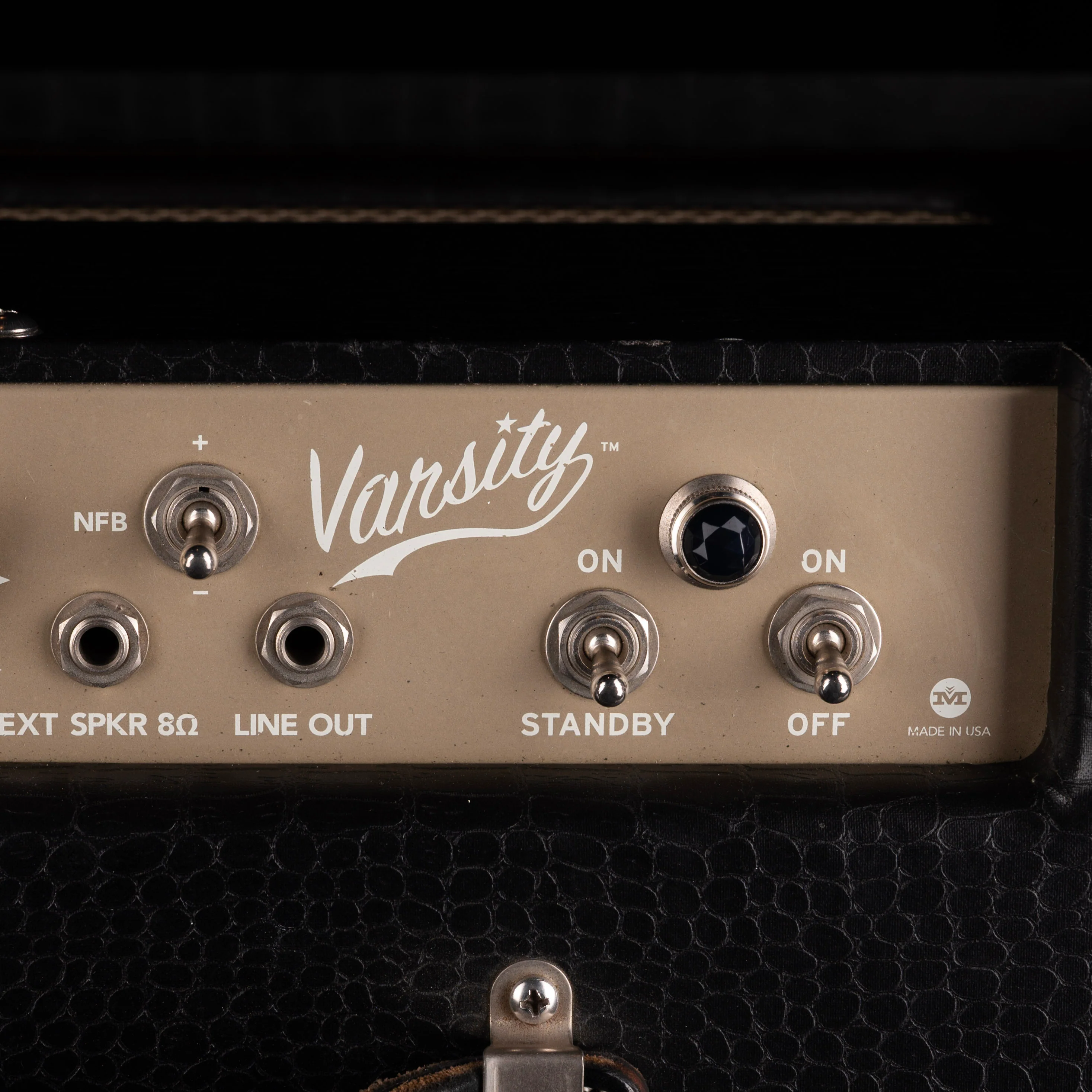 Pre-Owned Magnatone Varsity Black Guitar Amp Combo With Tuki Cover - Image 11