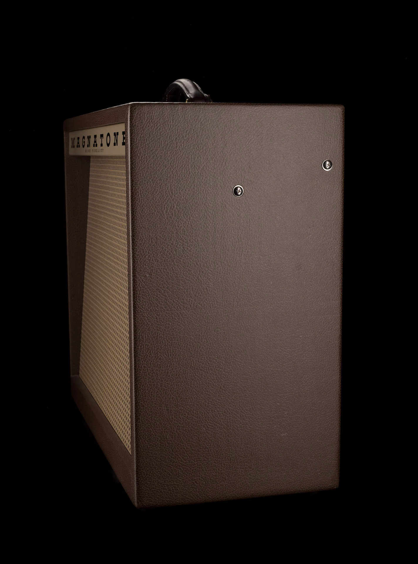 Pre Owned Magnatone Varsity Reverb Brown Guitar Amp Combo - Image 4