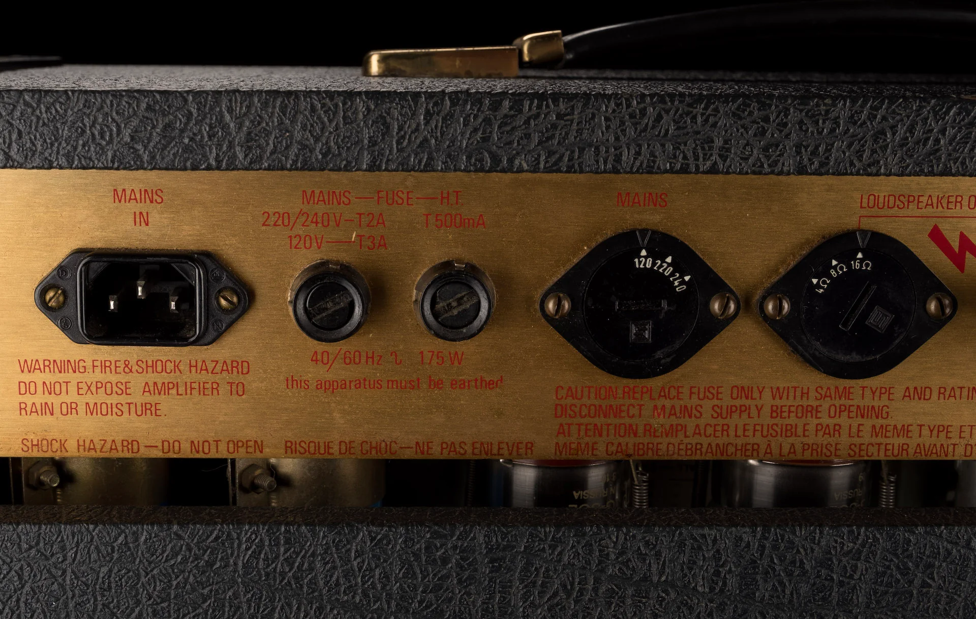 Vintage 1981 Marshall JCM 800(Model 4010) 1x12" 50-Watt Guitar Amp Combo and Cover - Image 10