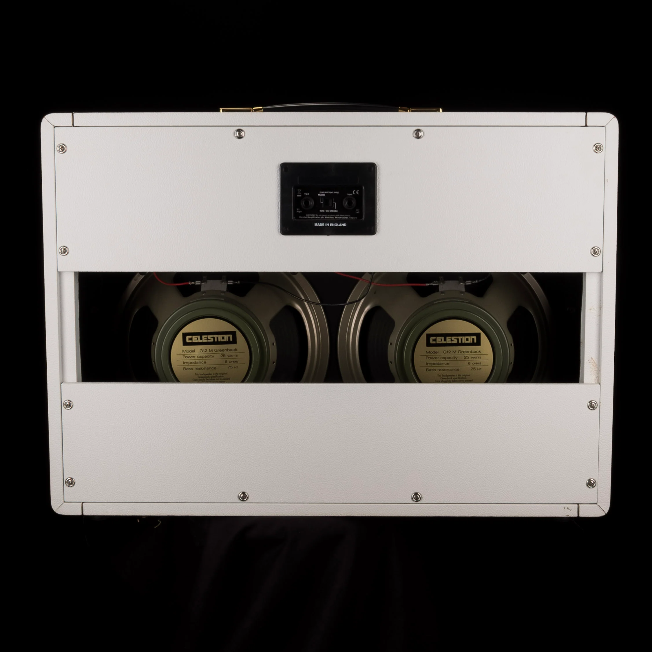 Pre Owned Marshall 212 White Guitar Amp Cabinet - Image 7