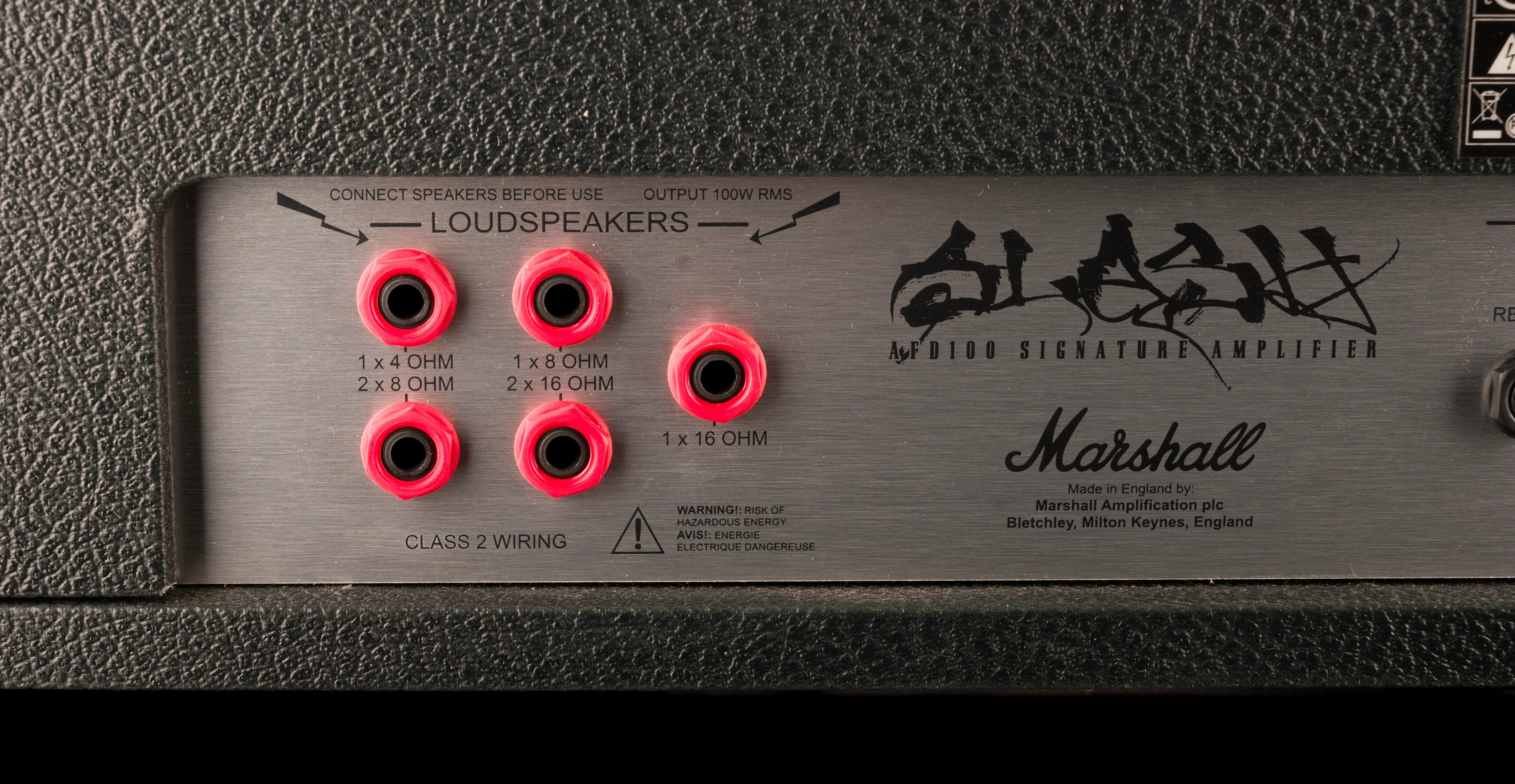 Pre Owned 2011 Marshall AFD100 Slash Signature Guitar Amp Head - Image 8