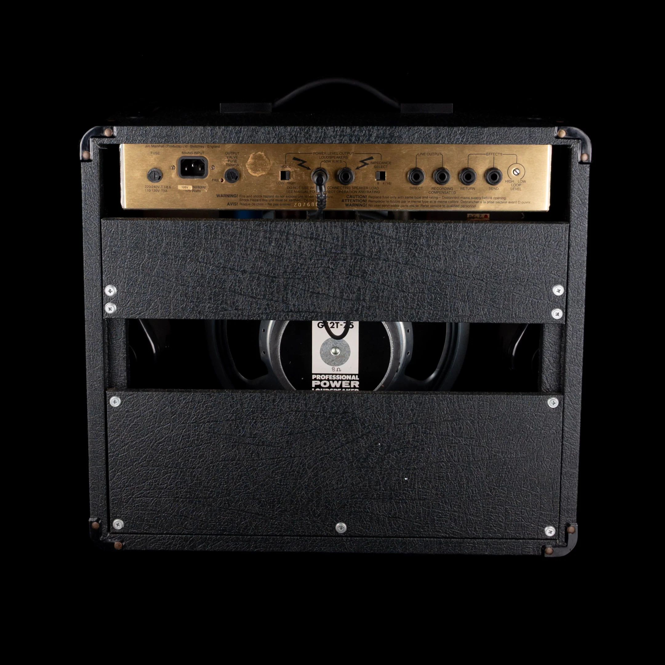 Pre Owned Marshall JCM 900 Black Model 4501 50-watt Guitar Amp Combo With Footswitch - Image 7