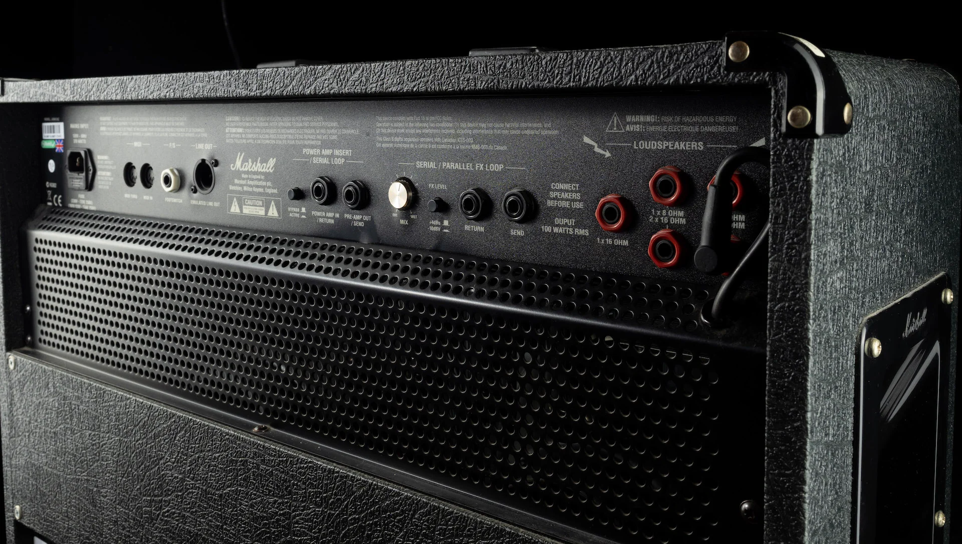 Pre Owned Marshall JVM 410C Black 2x12" Guitar Amp Combo - Image 8