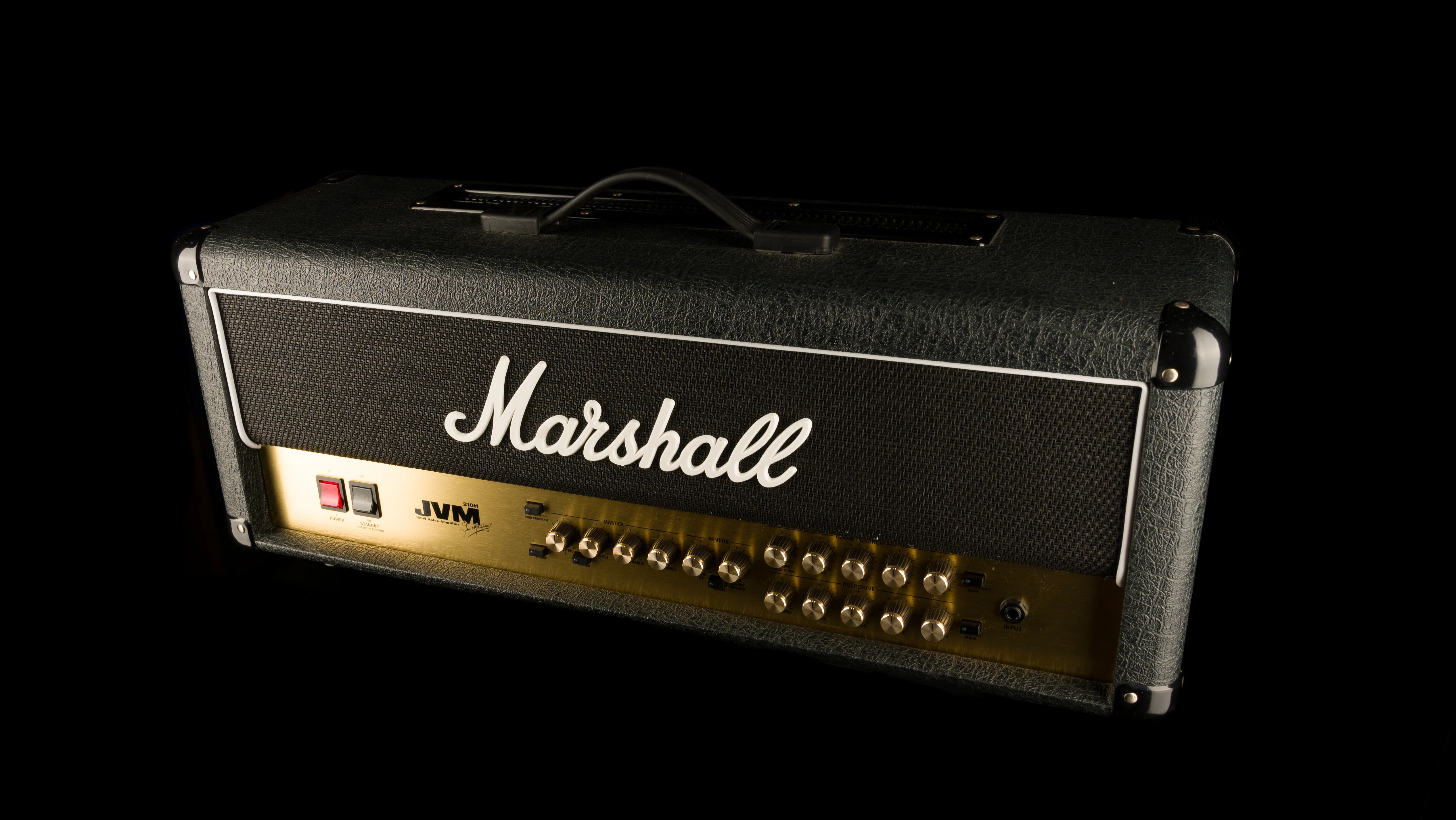 Pre Owned Marshall JVM210H Guitar Amp Head with Footswitch - Image 2