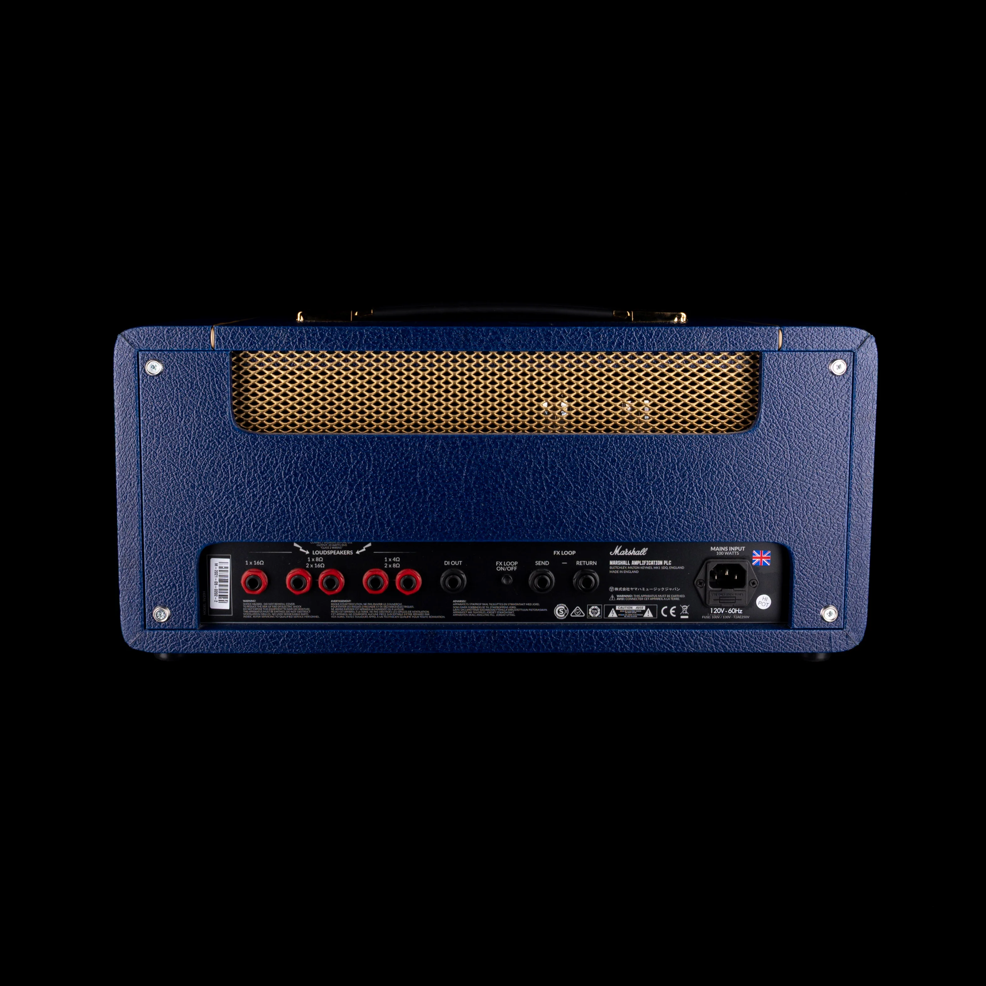 Pre Owned Marshall SV20H Guitar Amp Head Navy With 2x12" Guitar Amp Cab Package - Image 8