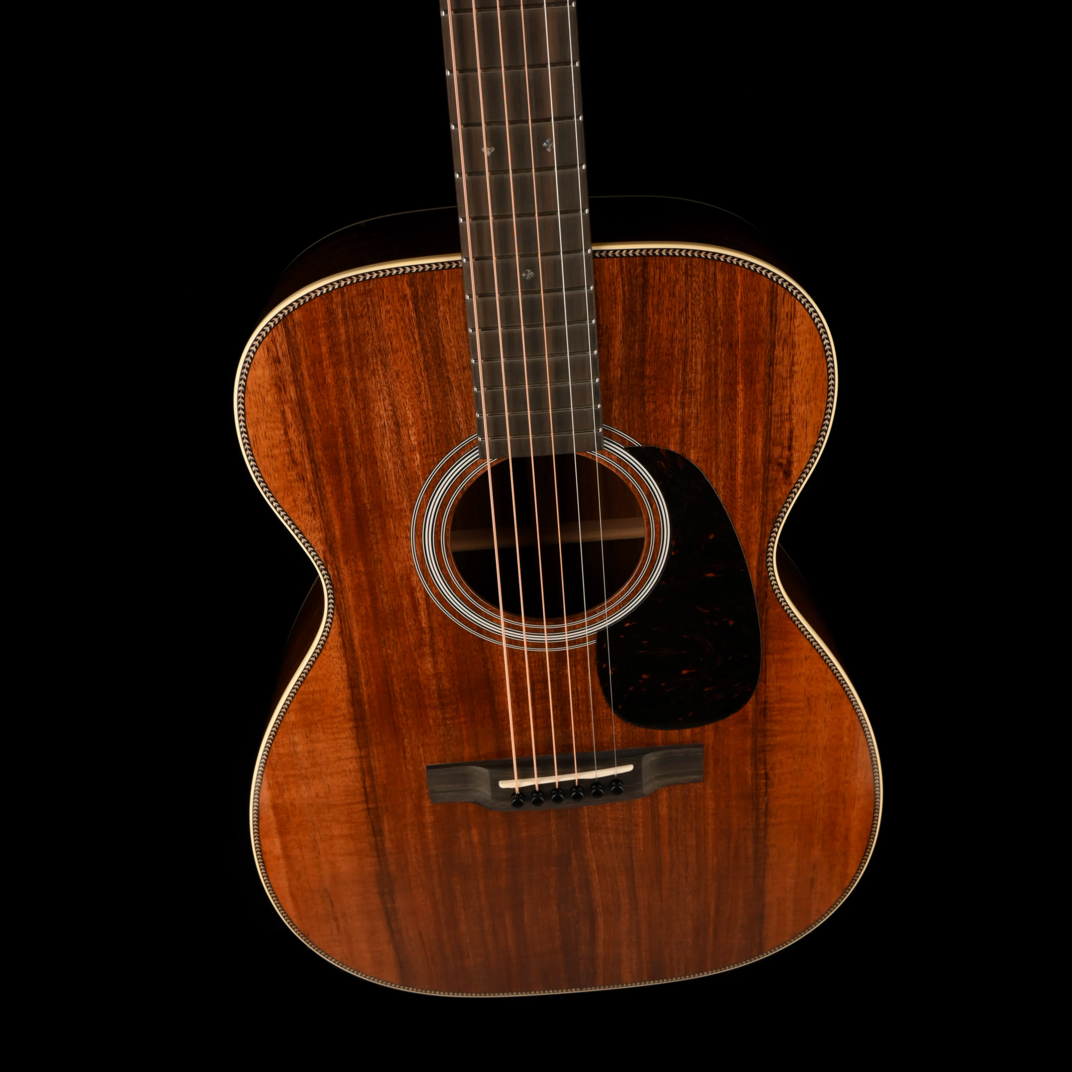 Pre Owned 2025 Martin Custom Shop 00-28 All Flamed Koa Natural Acoustic Guitar With OHSC - Image 3