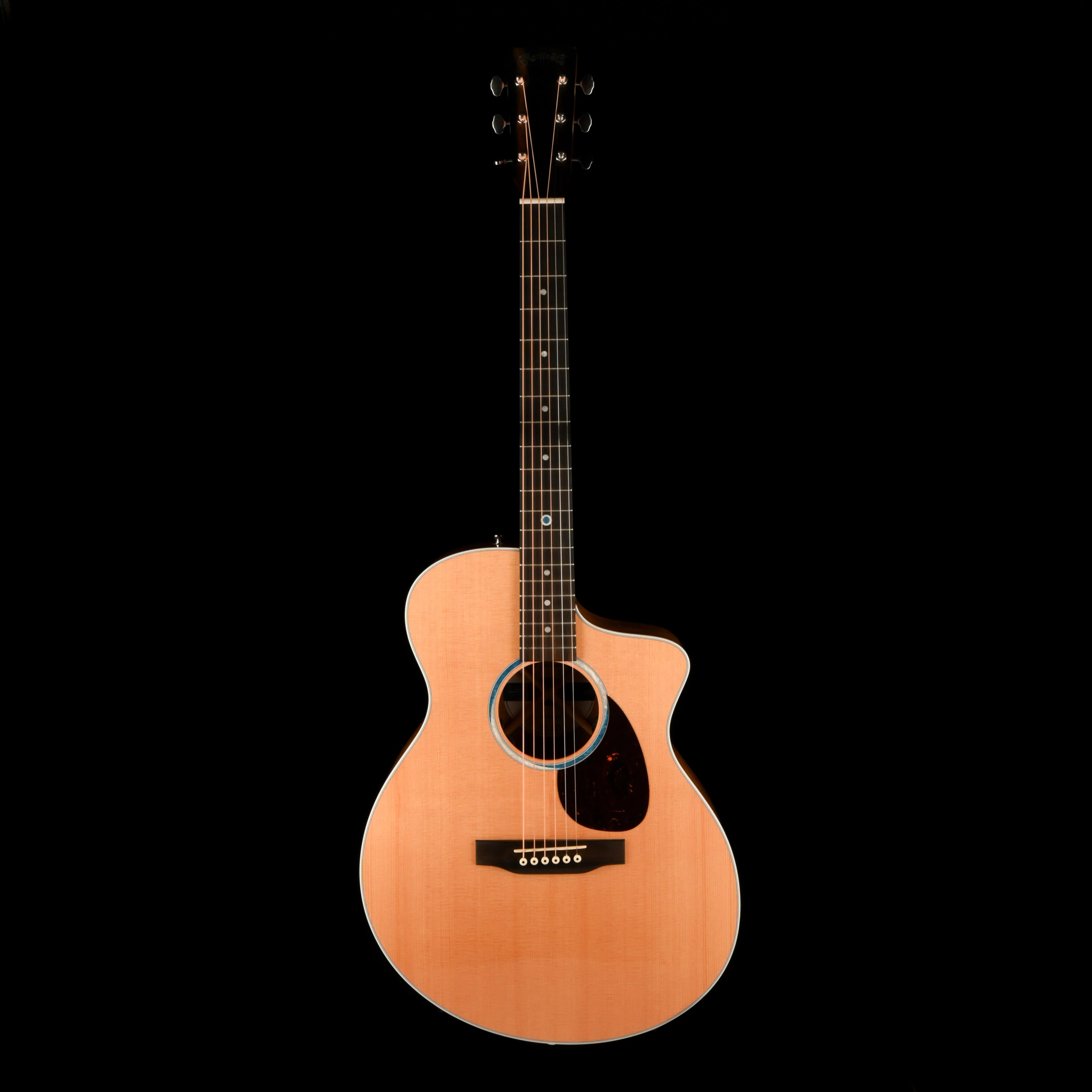 Pre Owned Martin SC-13E Natural Acoustic Electric Guitar With Soft Shell Case - Image 2