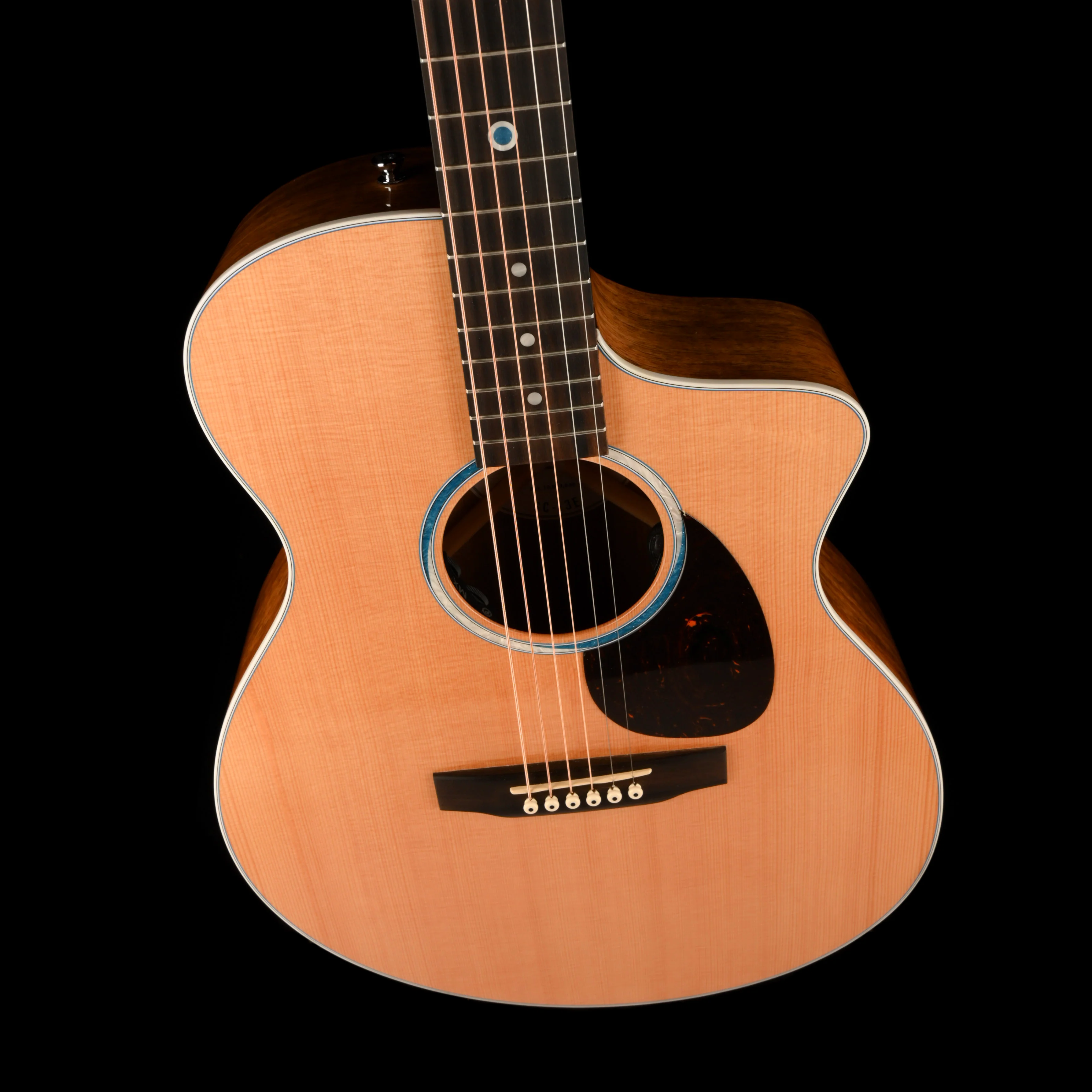 Pre Owned Martin SC-13E Natural Acoustic Electric Guitar With Soft Shell Case - Image 3