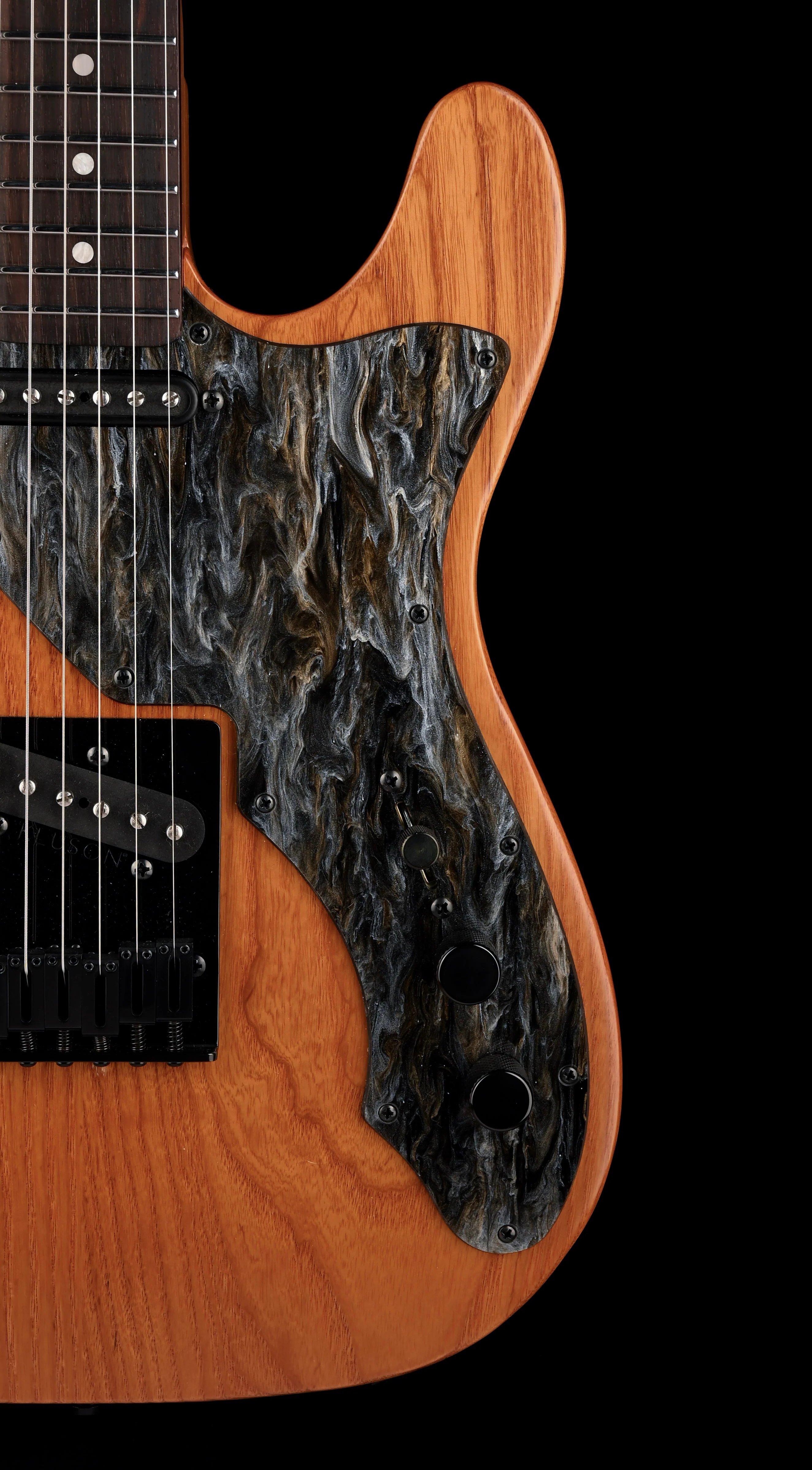 Pre Owned McCloud Swamp Ash '69 Thinline T-style Guitar With OHSC - Image 9