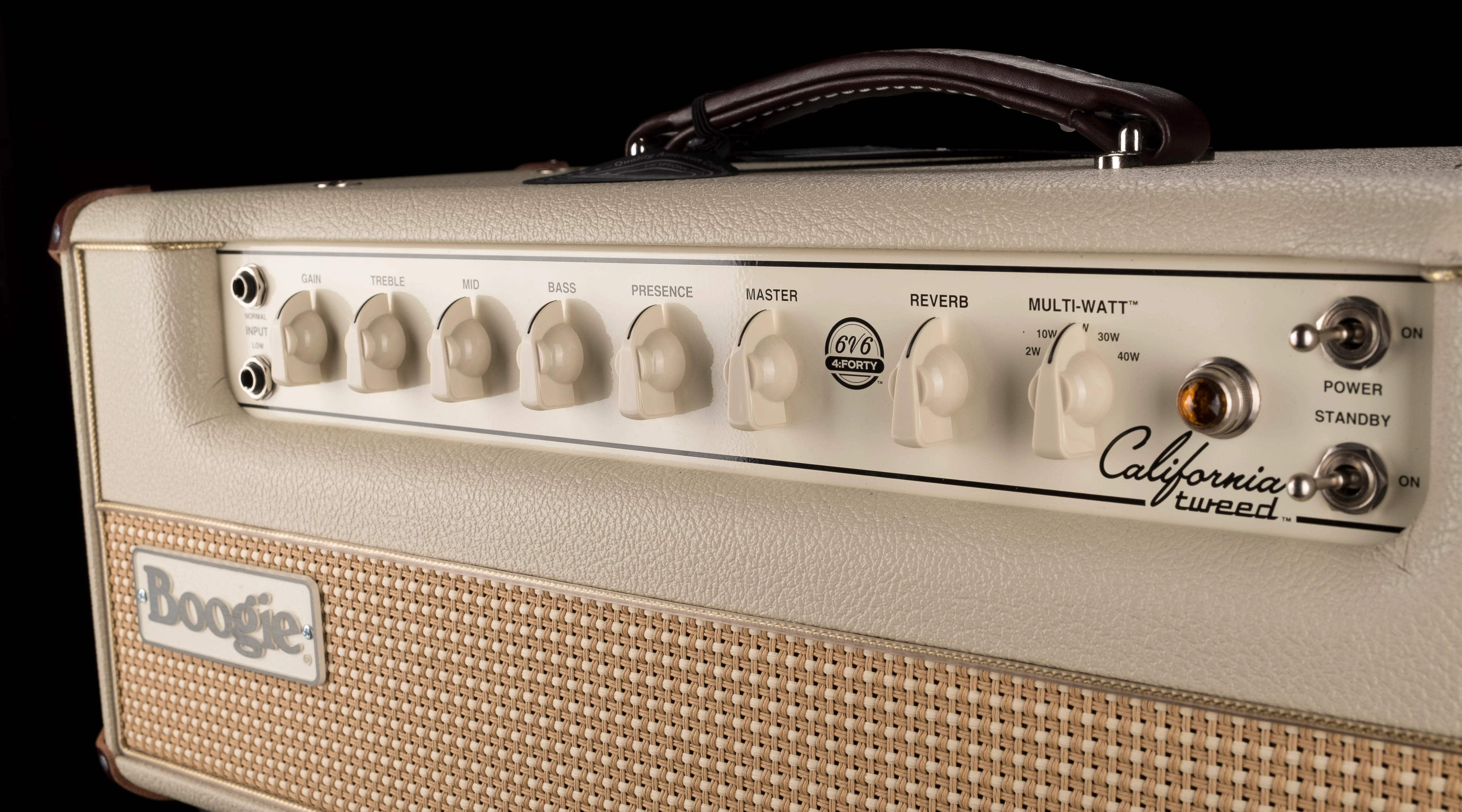 Pre Owned Mesa-Boogie California Tweed 4:40 Guitar Amp Head with Cover - Image 3