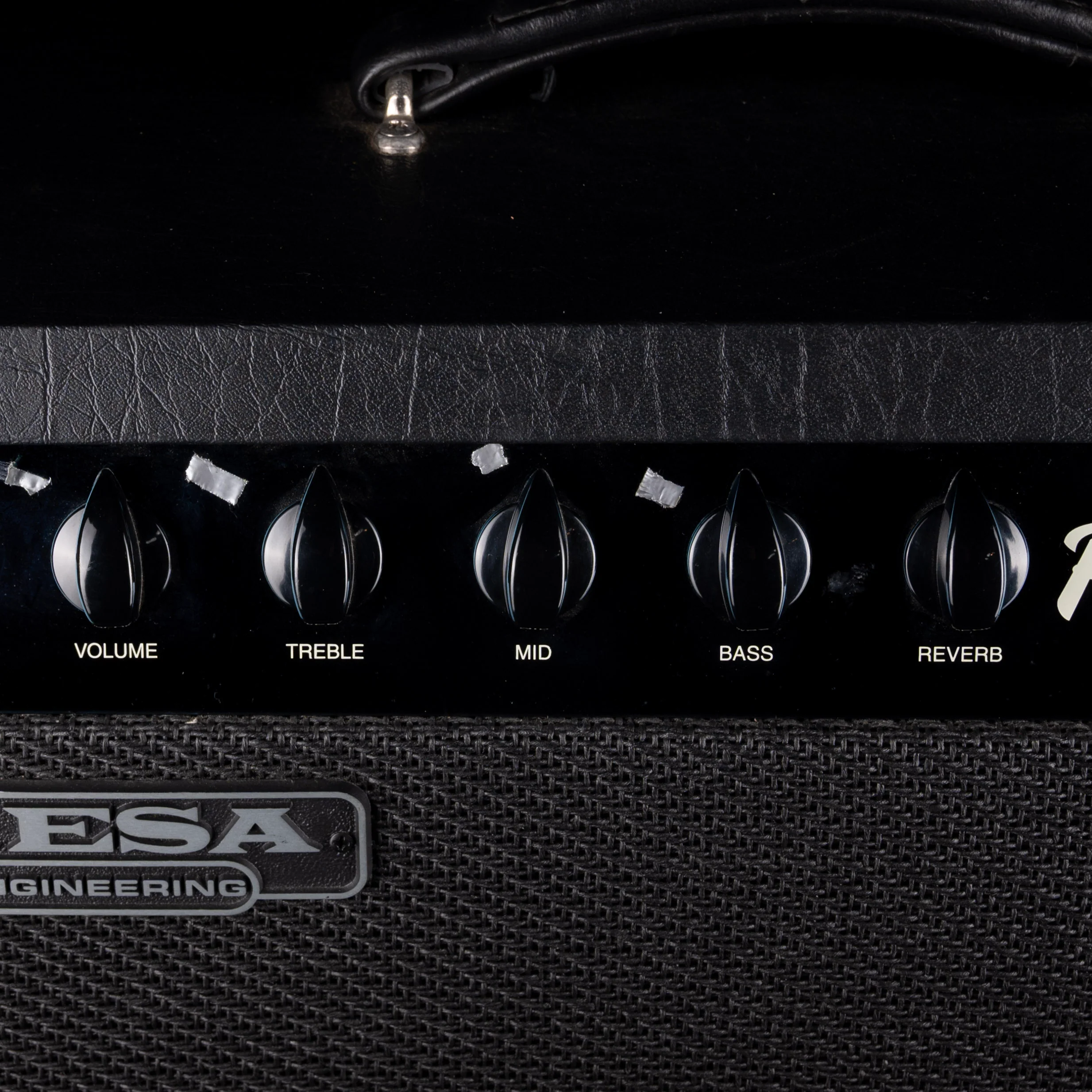 Pre-Owned Mesa-Boogie Dual Rectifier Blue Angel 18/33/38 Class A Guitar Amp Head Black With Cover - Image 4