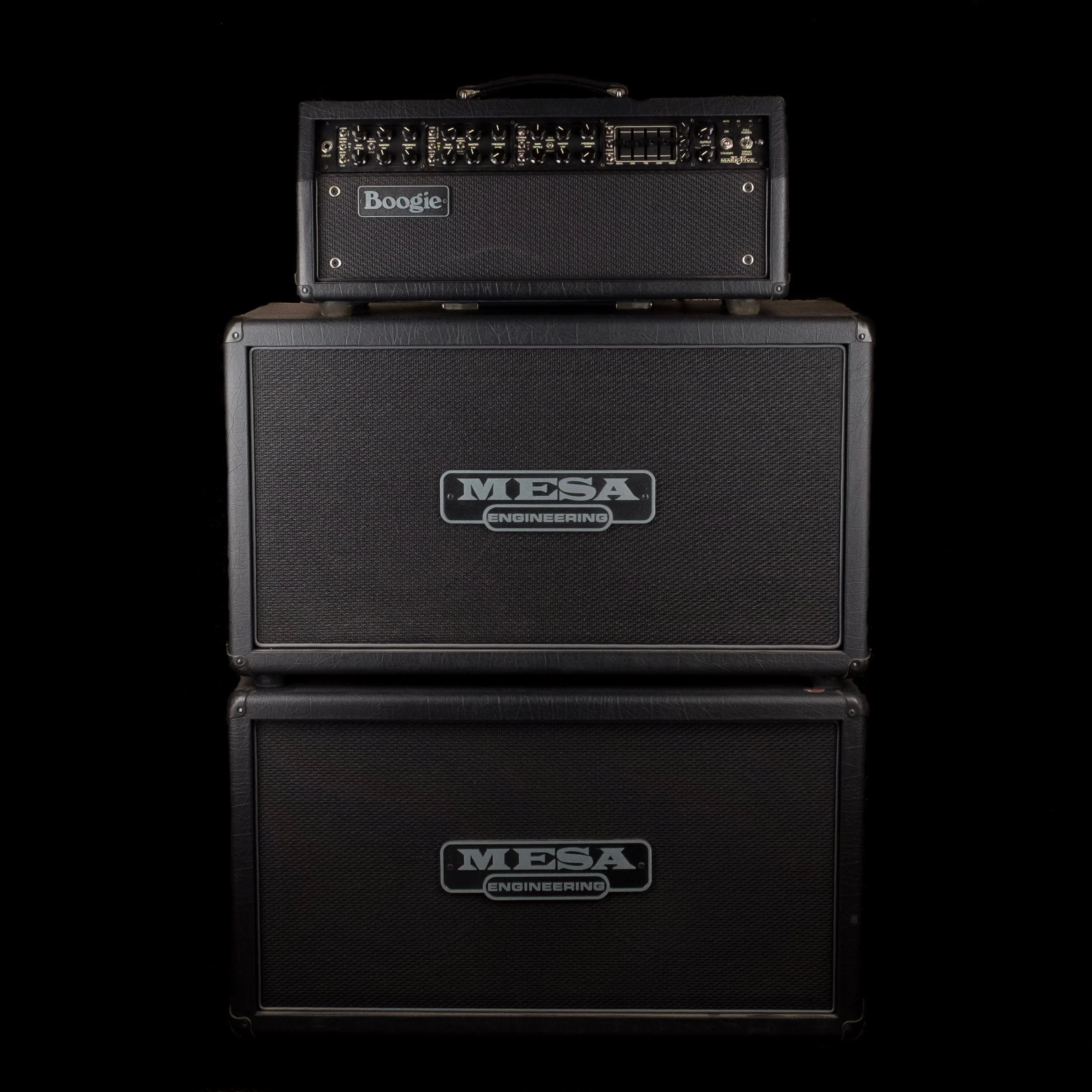 Pre-Owned Mesa Boogie Mark V 90W Head With 2 Horizontal 2x12" Extension Cabinets