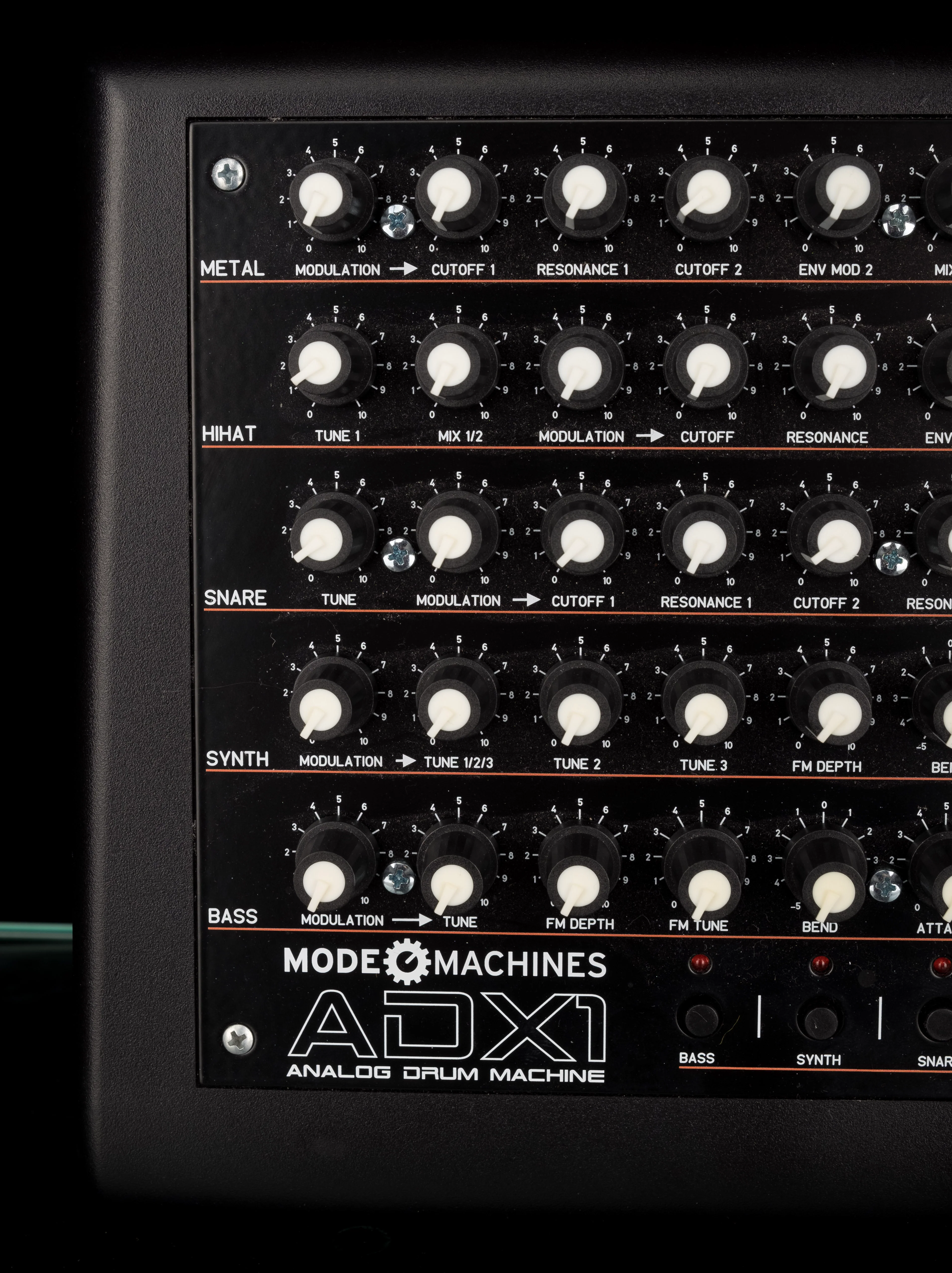Pre Owned Mode Machines ADX1 Analog Drum Machine With Adapter - Image 2