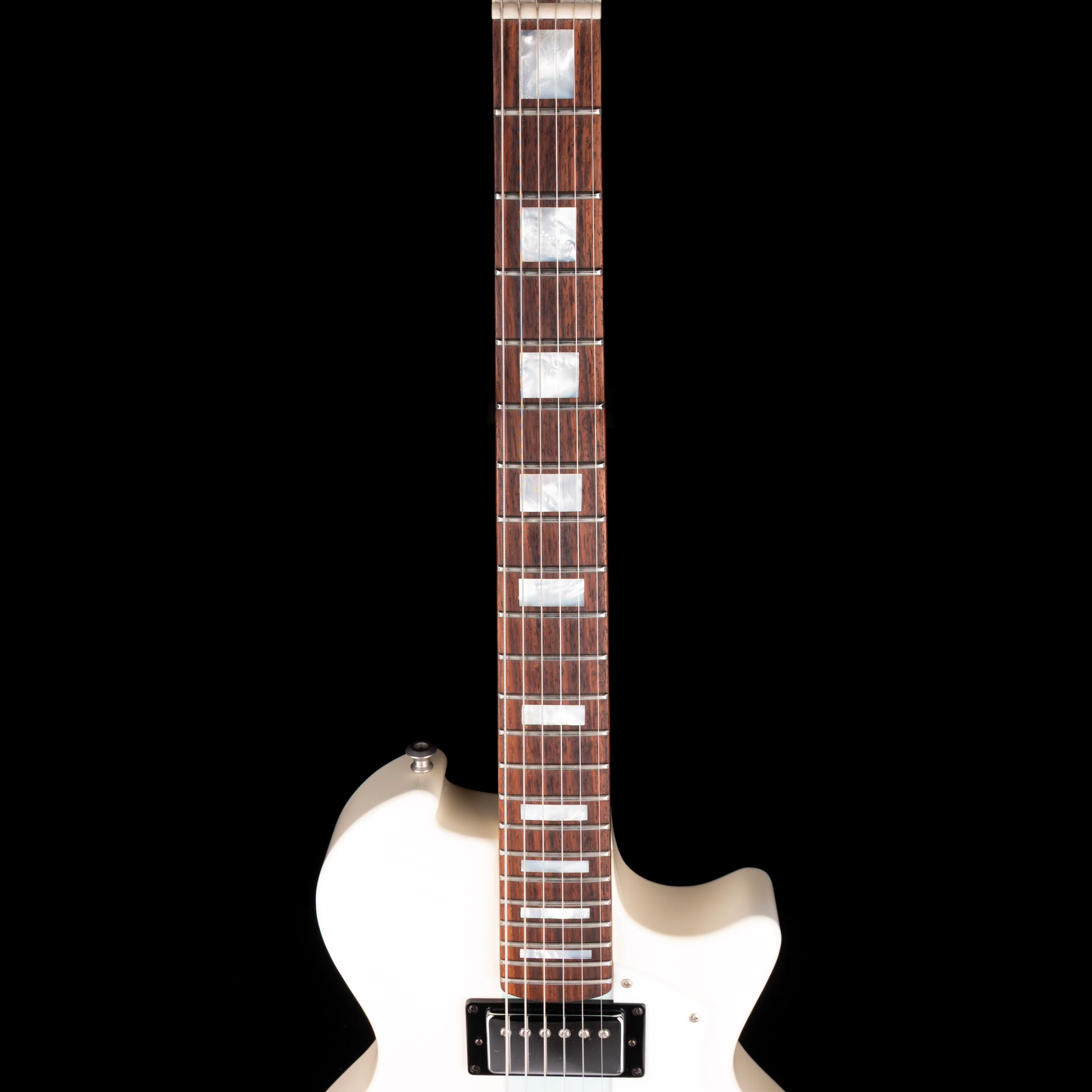 Pre-Owned Moniker Rival Electric Guitar White With Gig Bag - Image 7