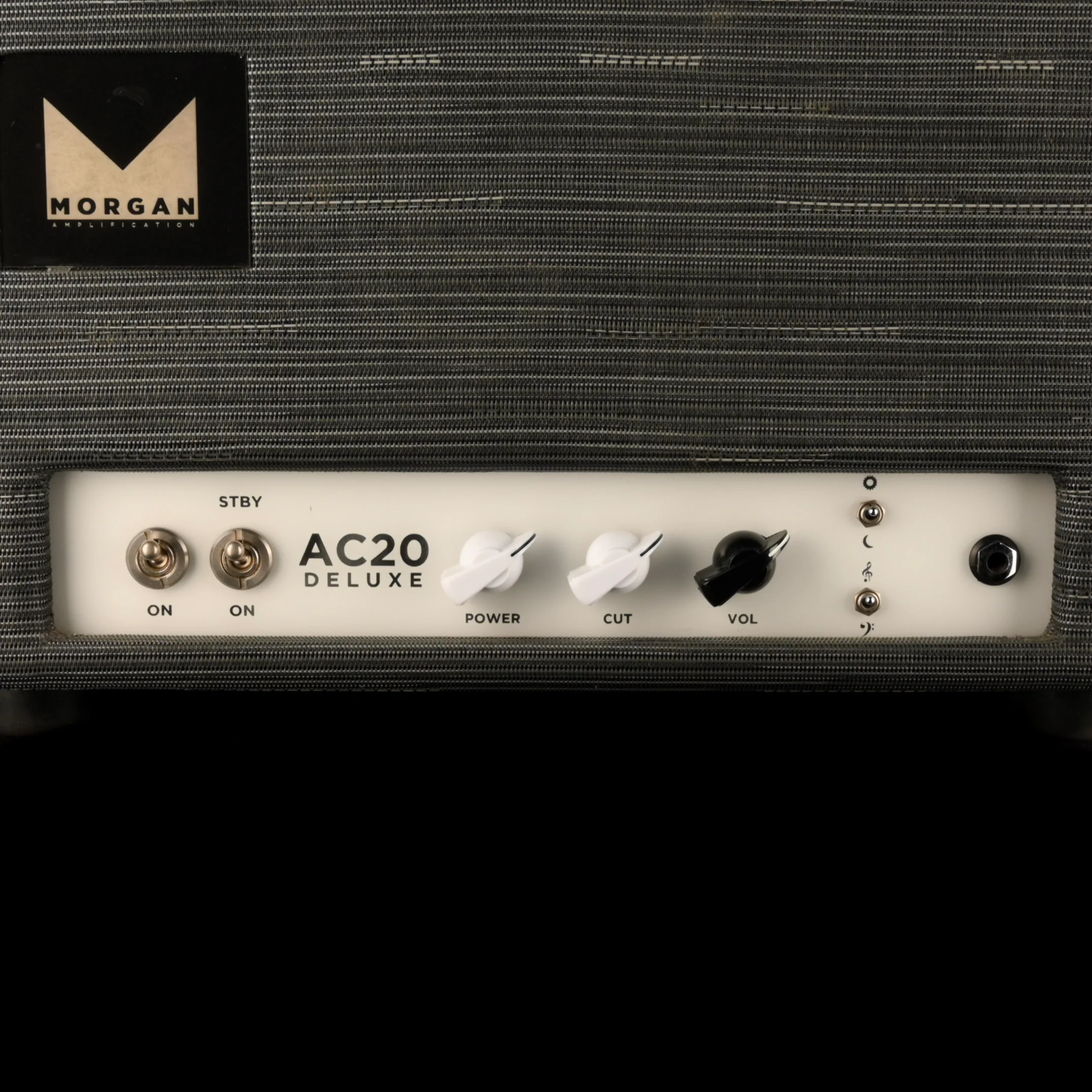 Pre Owned Morgan AC20 Guitar Amp Head With 1x12" Guitar Amp Cabinet Twilight - Image 4