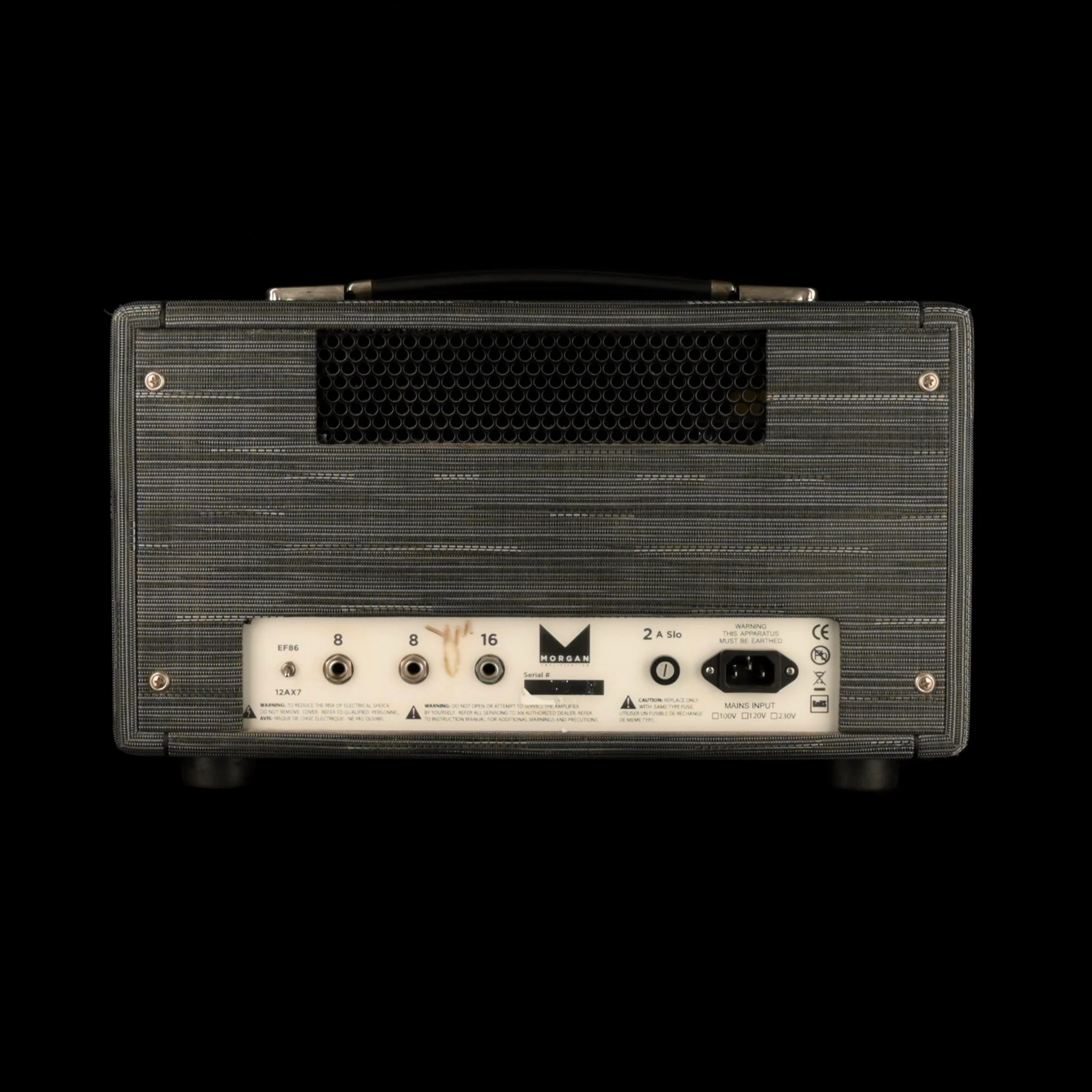 Pre Owned Morgan AC20 Guitar Amp Head With 1x12" Guitar Amp Cabinet Twilight - Image 7