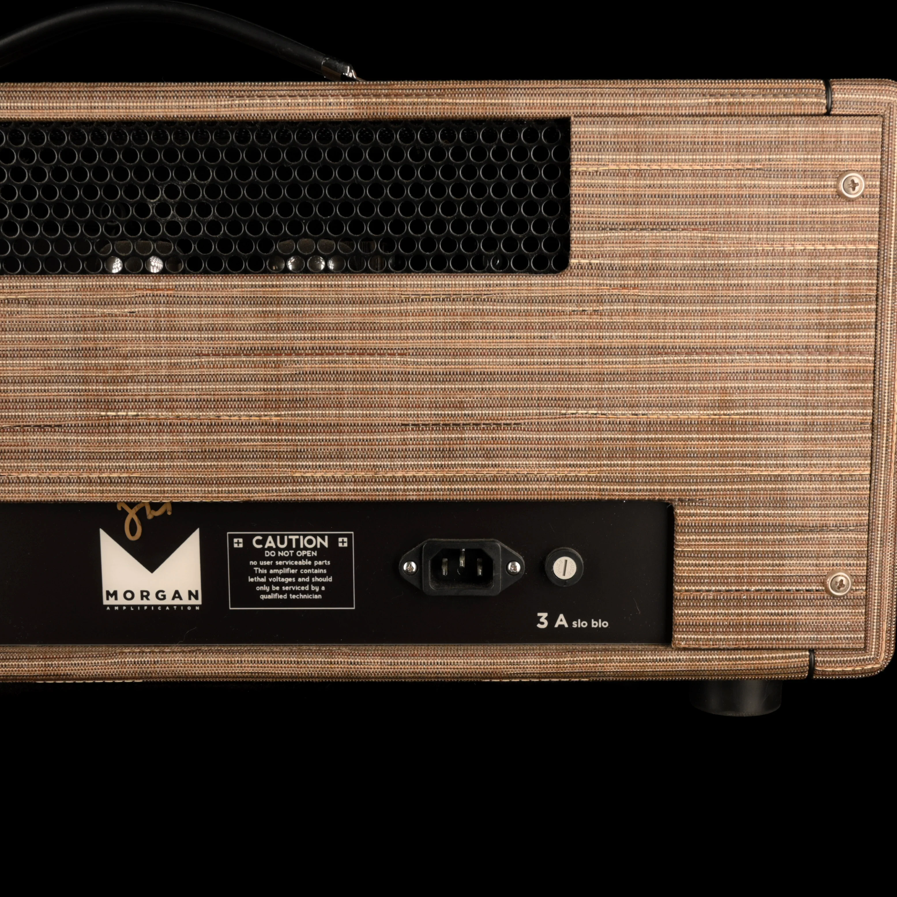 Pre Owned Morgan Amplification RCA35R Guitar Amp Head With 2x12" Guitar Amp Cabinet Driftwood - Image 10