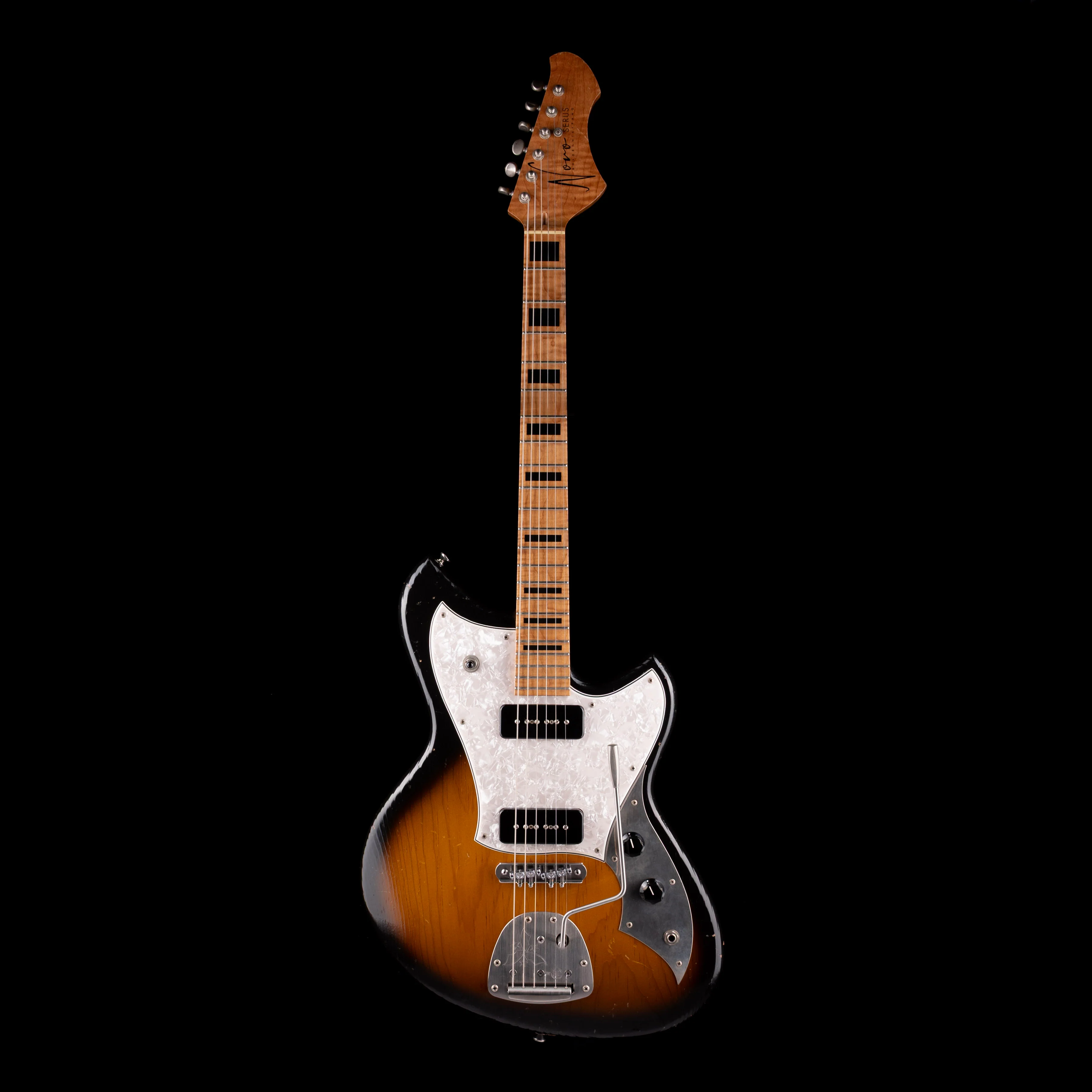 Pre Owned Novo Serus J Light Distress 2-Tone Sunburst With OSSC - Image 2