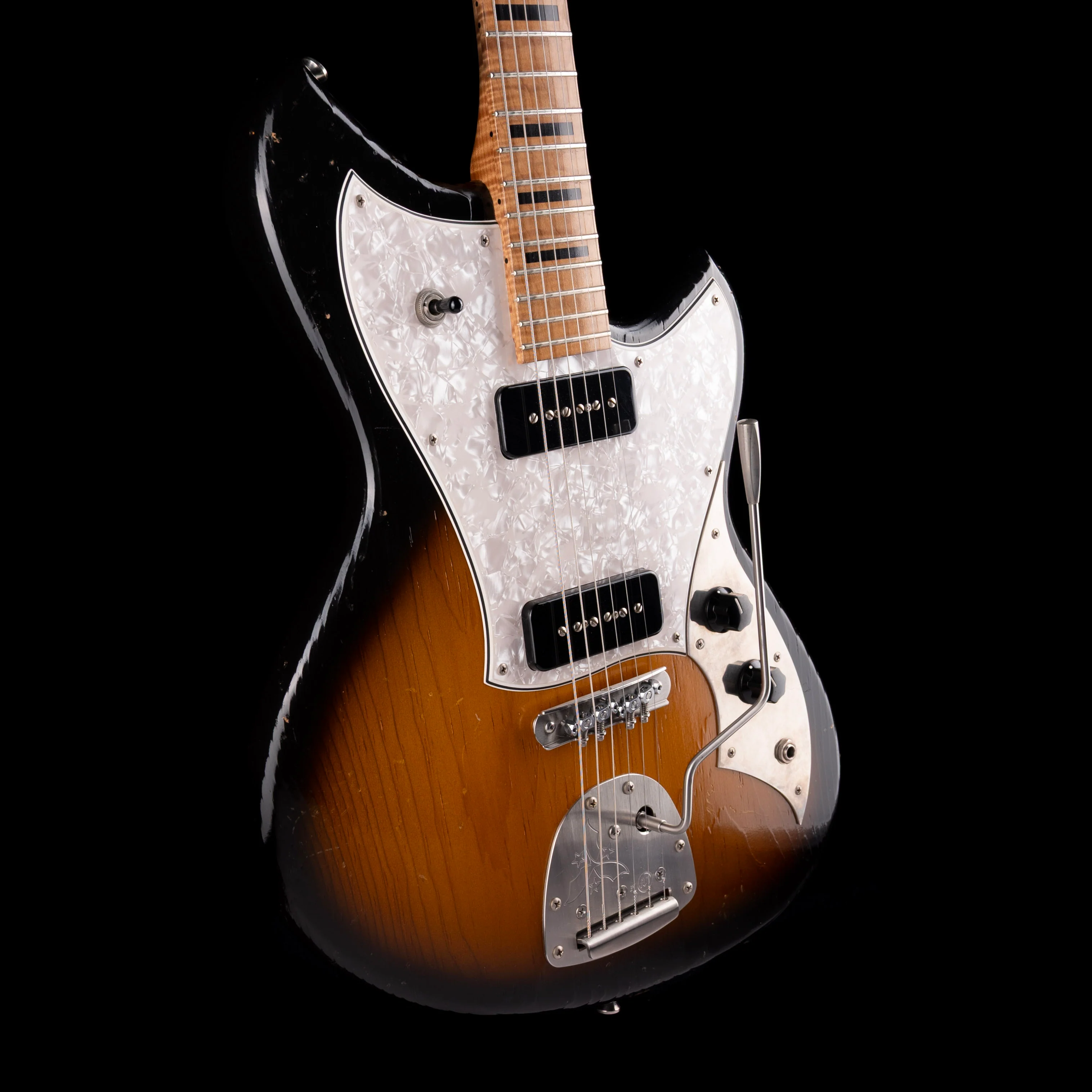 Pre Owned Novo Serus J Light Distress 2-Tone Sunburst With OSSC - Image 6