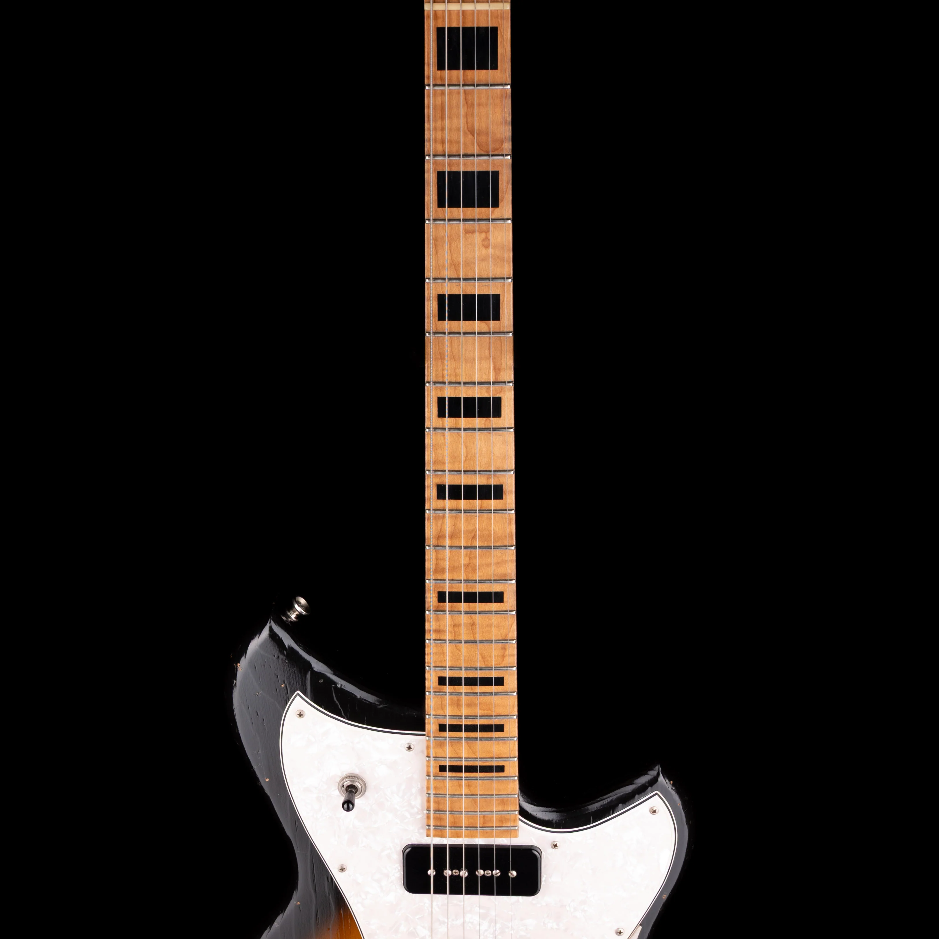 Pre Owned Novo Serus J Light Distress 2-Tone Sunburst With OSSC - Image 7
