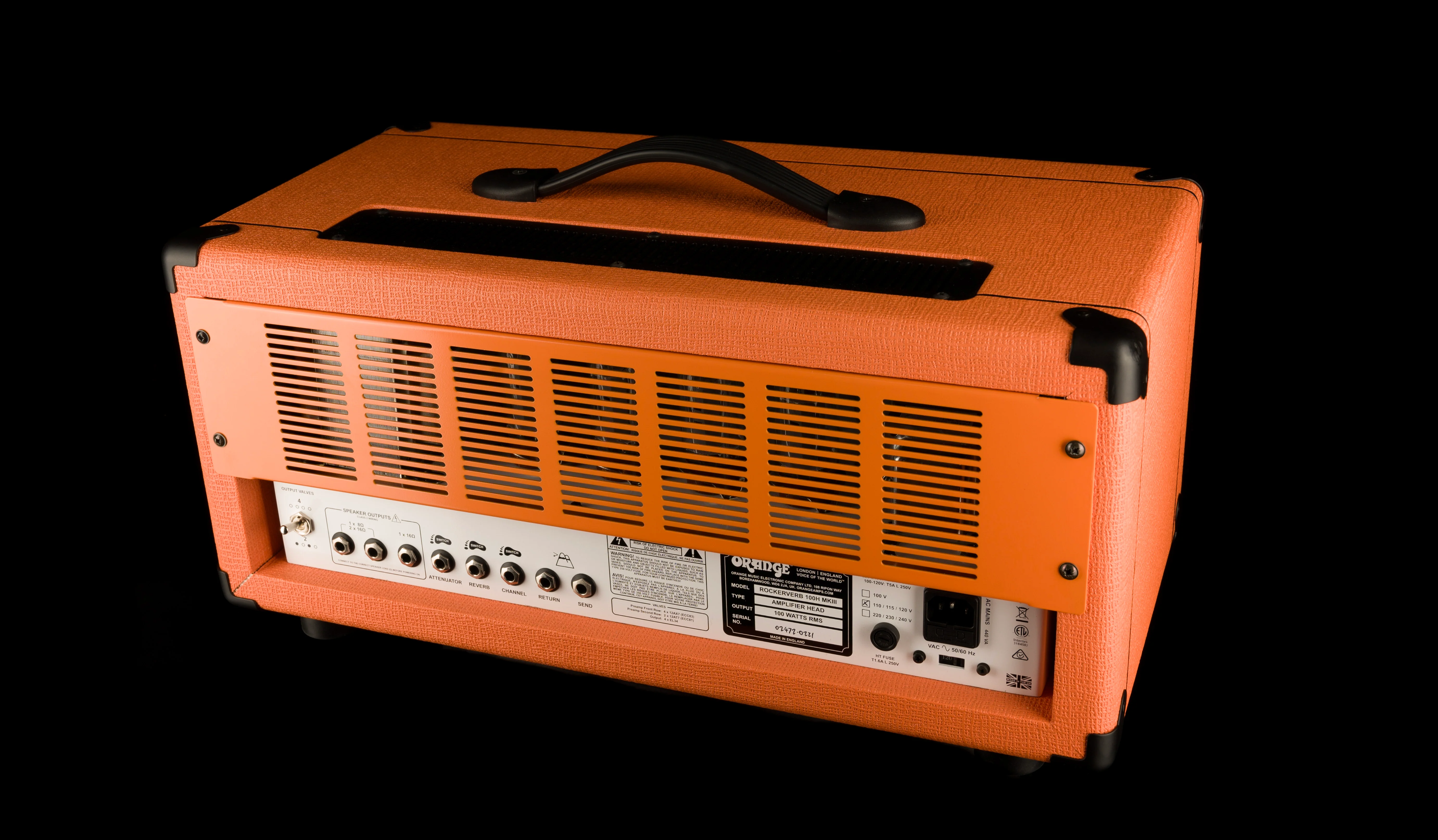 Pre Owned Orange Rockerverb 100 MKIII Guitar Amp Head - Image 11