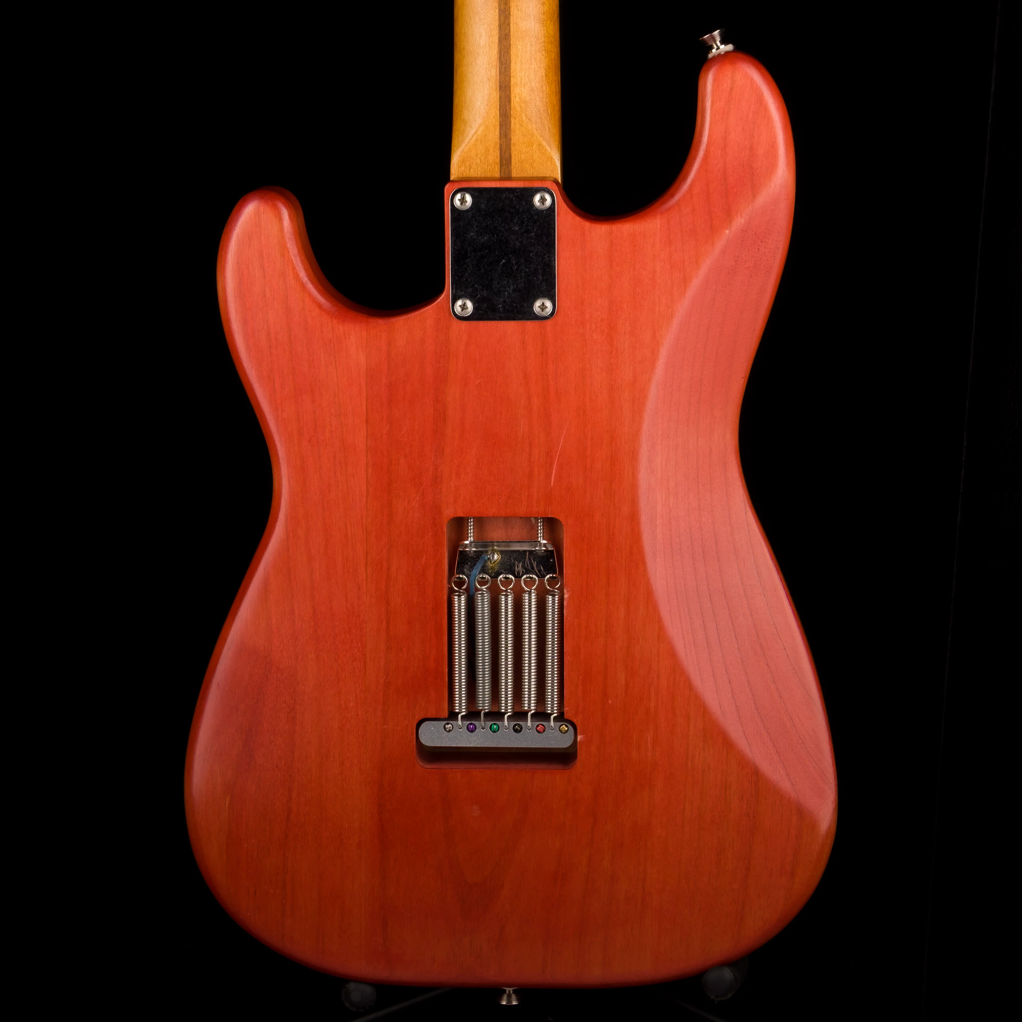 Pre Owned Partscaster S-Style HSS Satin Body W/ Maple Neck Guitar With HSC - Image 14
