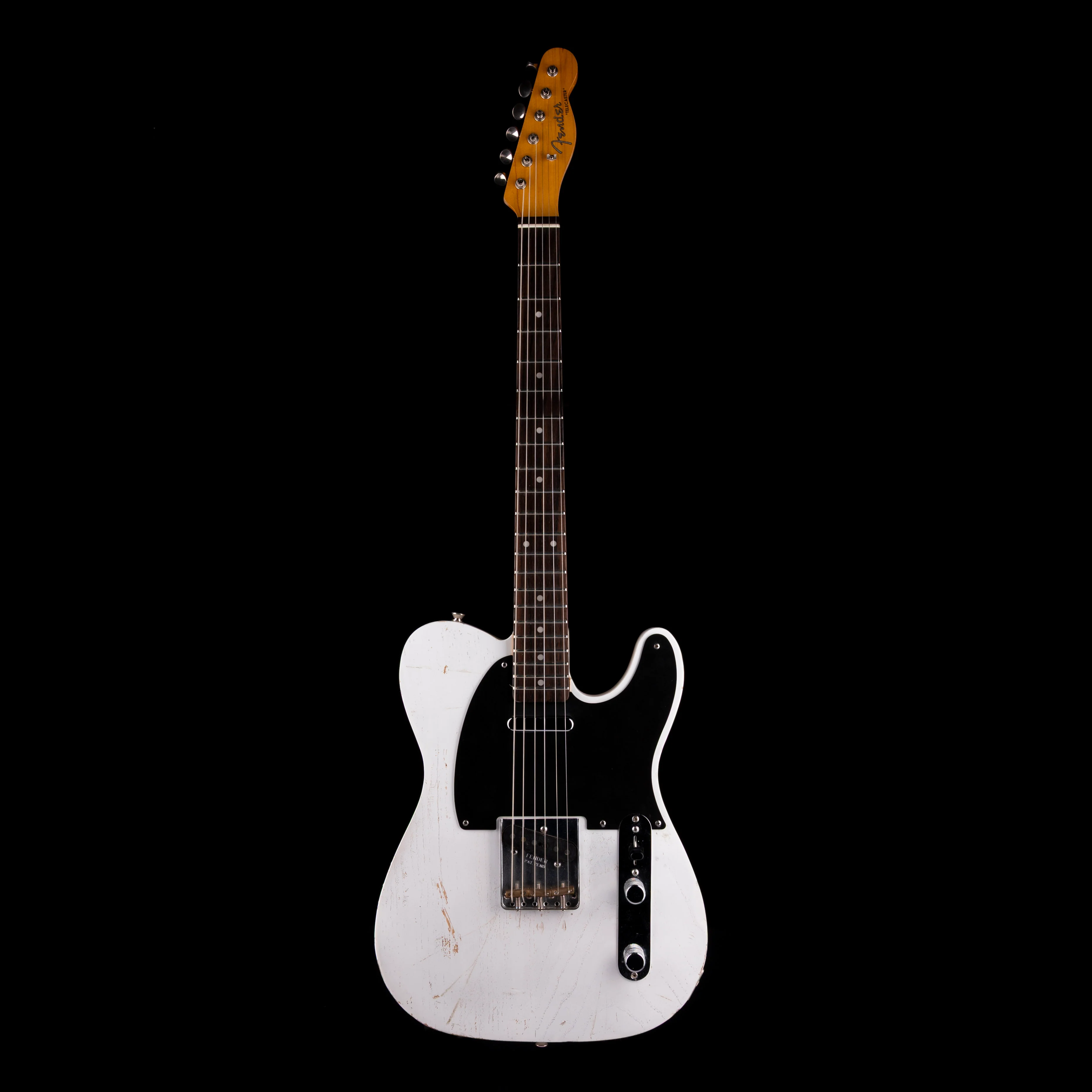 Pre Owned Partscaster T-Style Worn White Kuwabara Pickups With Gig Bag - Image 2