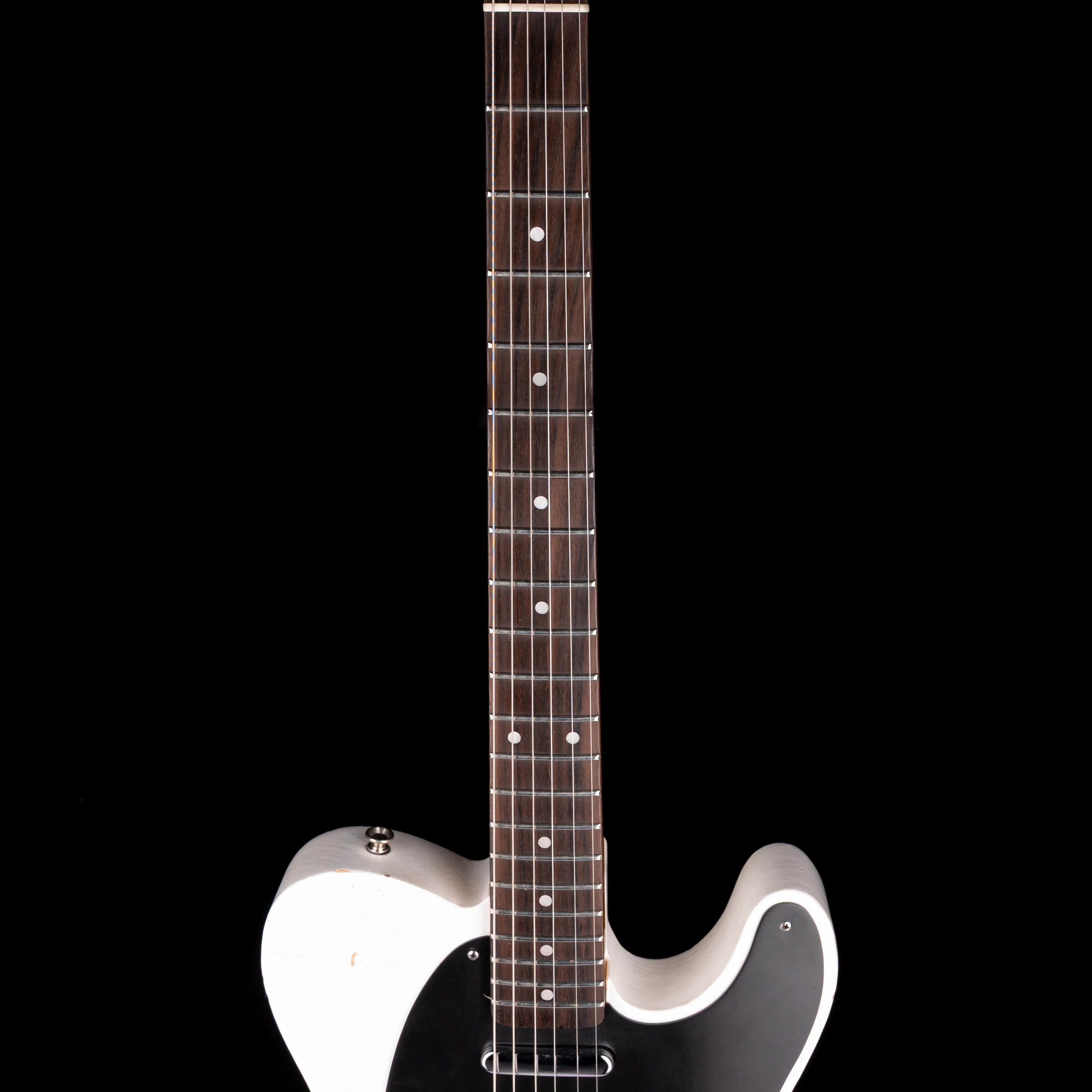 Pre Owned Partscaster T-Style Worn White Kuwabara Pickups With Gig Bag - Image 7