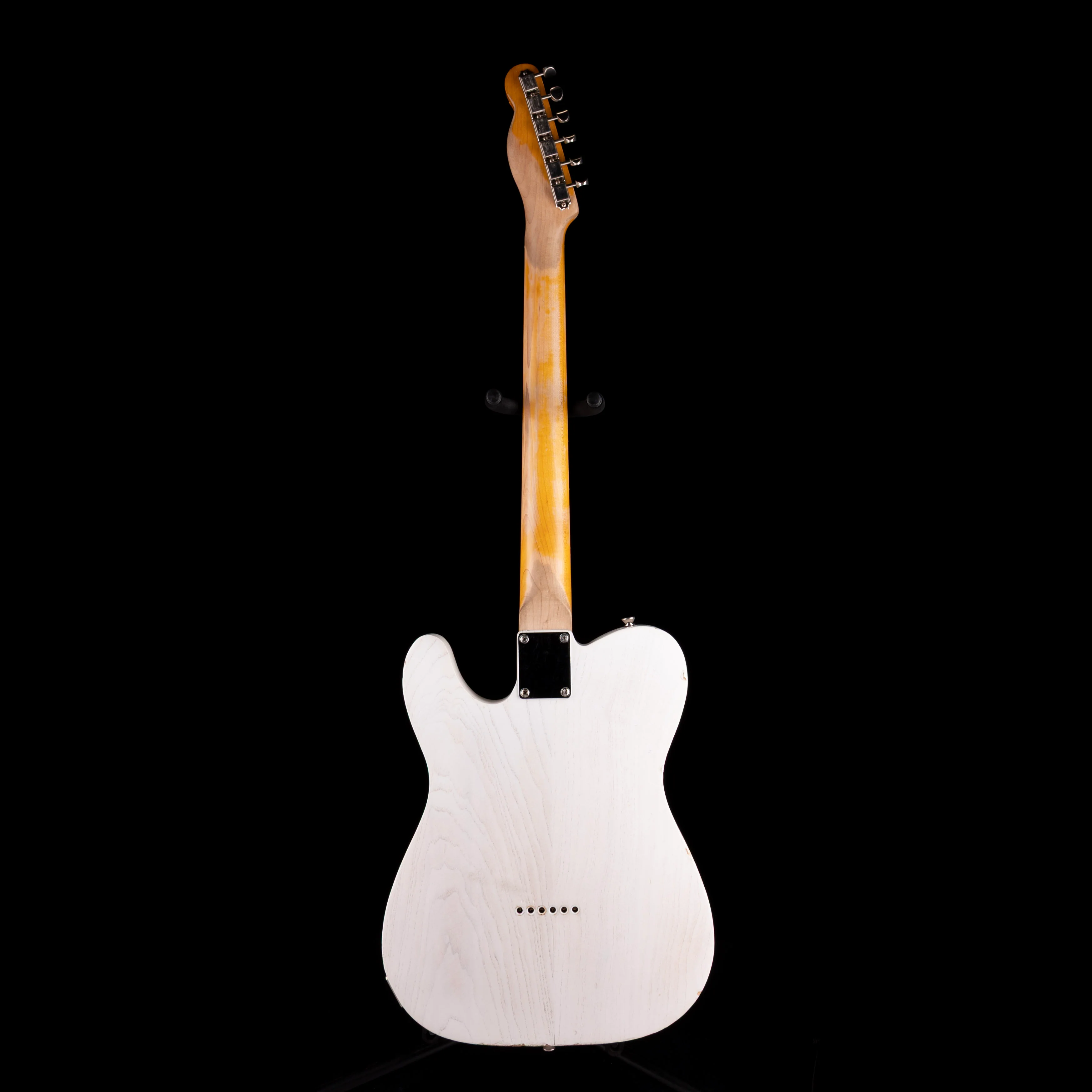 Pre Owned Partscaster T-Style Worn White Kuwabara Pickups With Gig Bag - Image 9