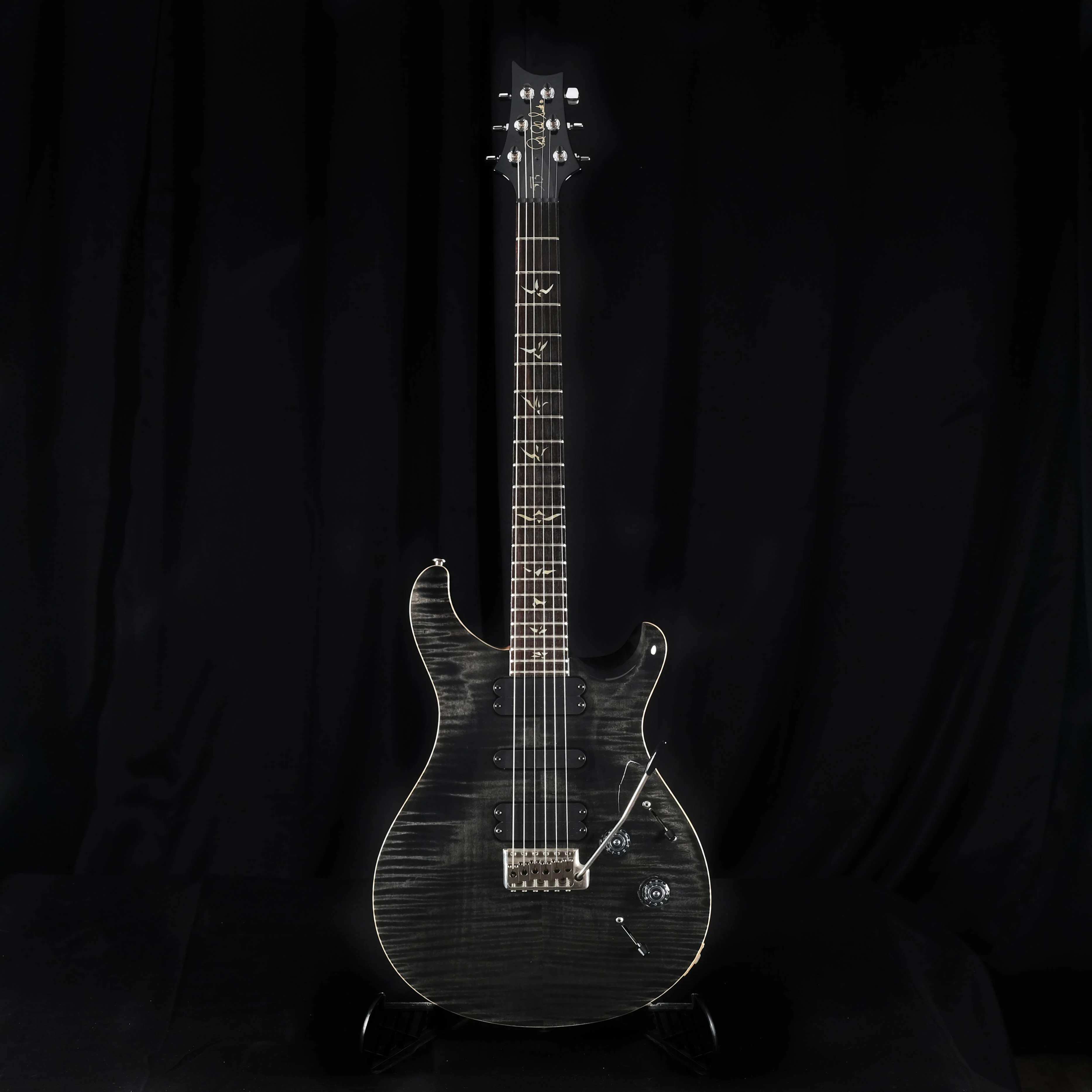 Pre Owned '08 Paul Reed Smith PRS 513 Smoke Grey Black Electric Guitar With OHSC - Image 2