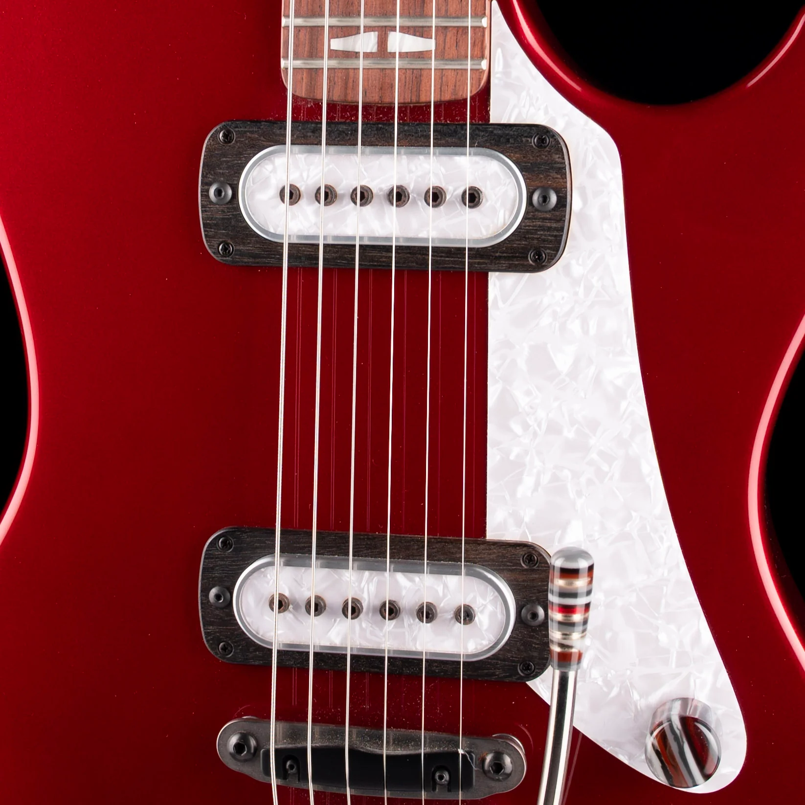 Pre Owned Powers Electric A-Type Crystal Red Metallic with Softshell Case - Image 4