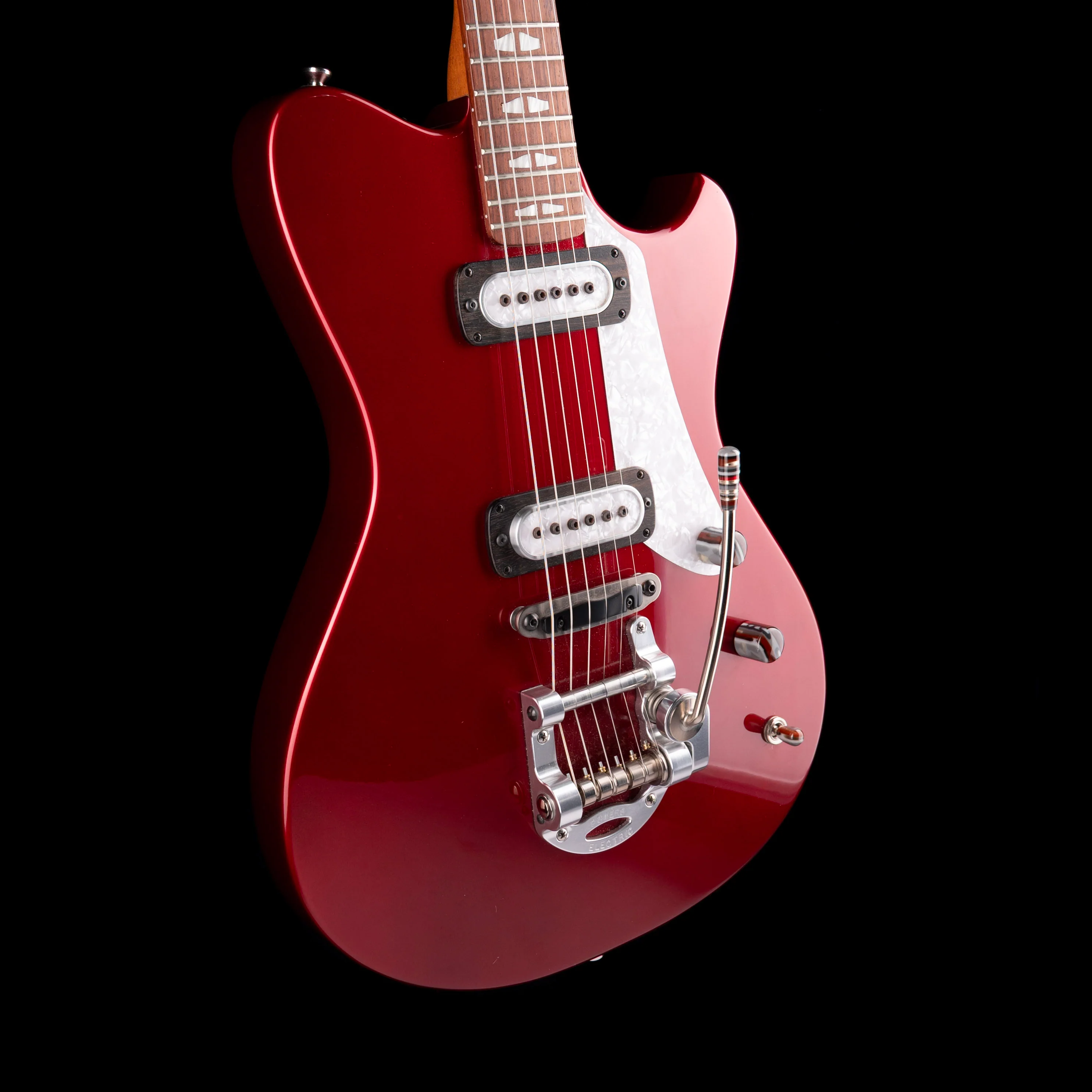 Pre Owned Powers Electric A-Type Crystal Red Metallic with Softshell Case - Image 6