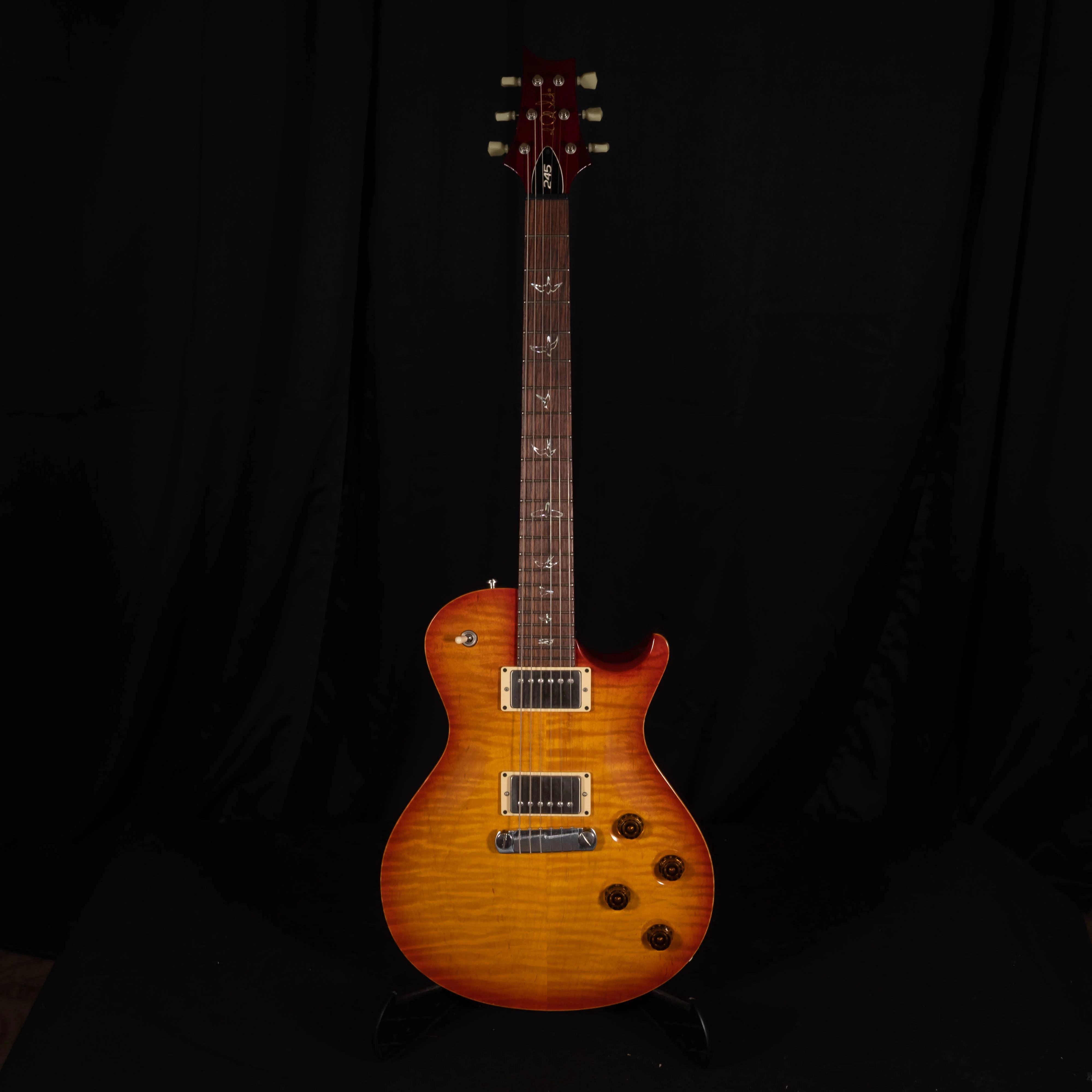 Pre Owned PRS '09 SC245 Single Cut McCarty Burst Electric Guitar with OHSC - Image 2