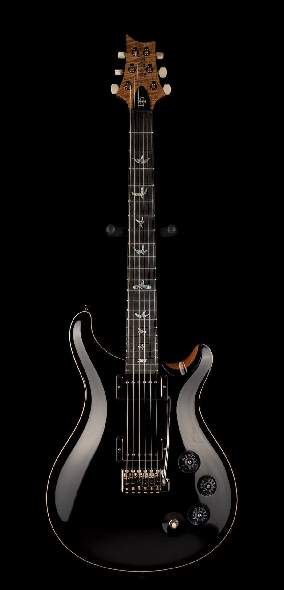 Pre-Owned PRS 2022 Wood Library DGT Torrefied Maple Neck Black With OHSC - Image 2