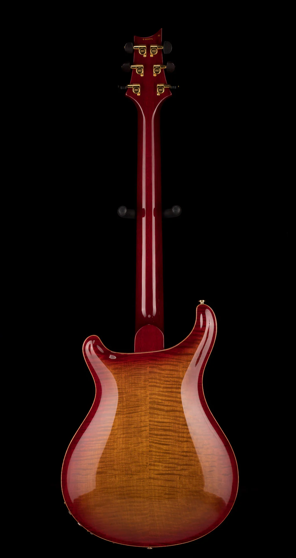 Pre Owned PRS Core McCarty Hollowbody II Piezo 10 Top Dark Cherry Sunburst Electric Guitar With Case - Image 15
