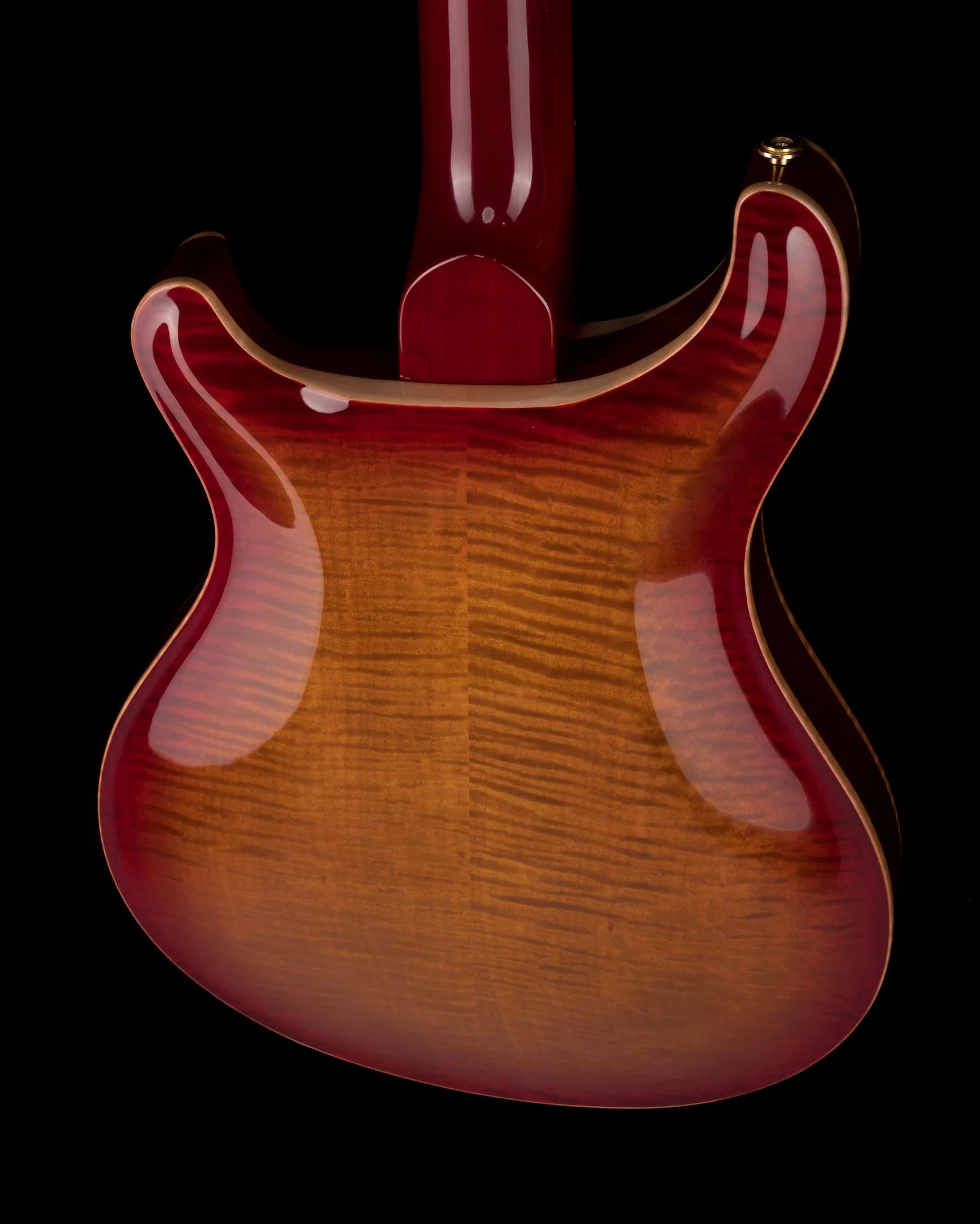 Pre Owned PRS Core McCarty Hollowbody II Piezo 10 Top Dark Cherry Sunburst Electric Guitar With Case - Image 17