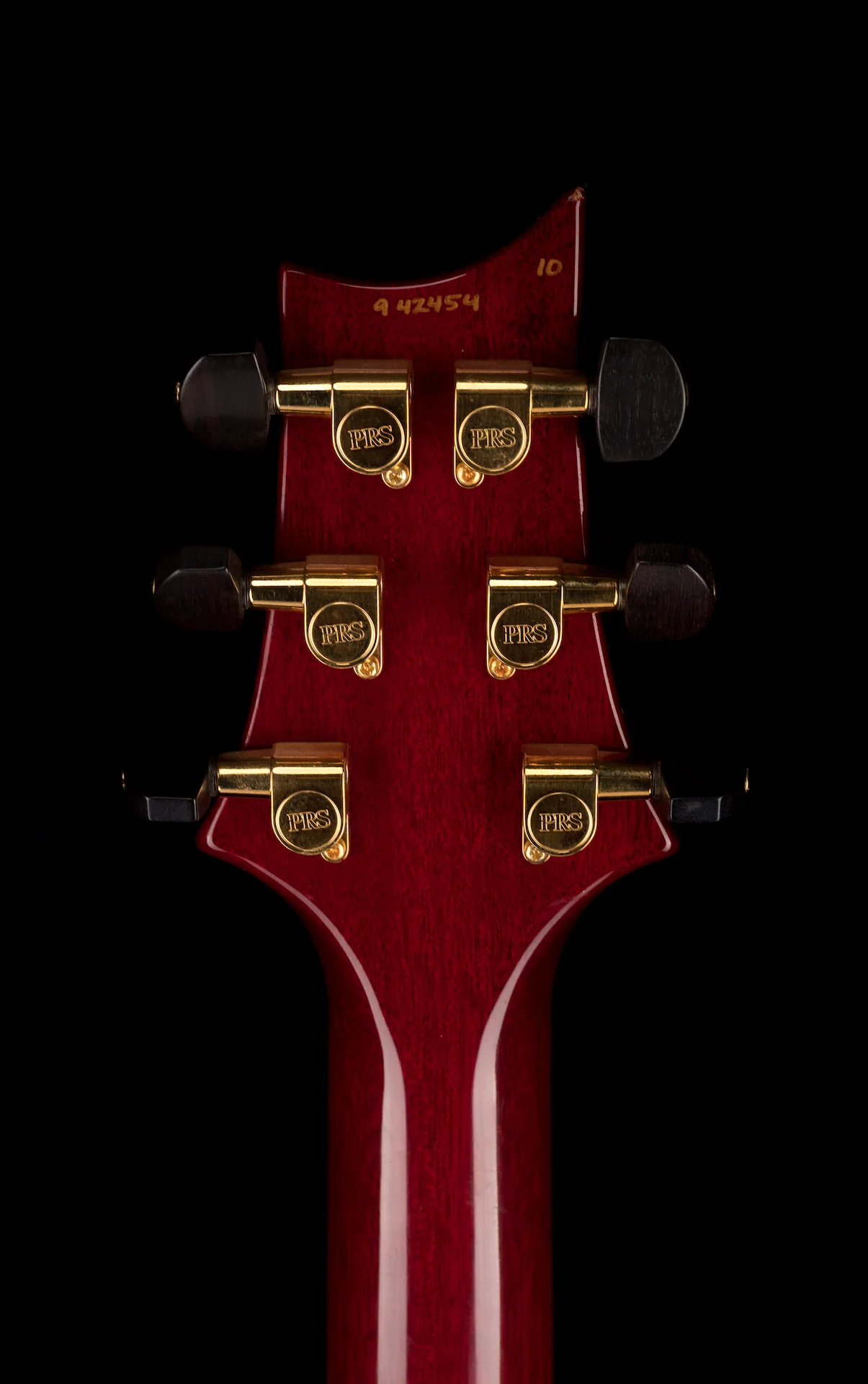 Pre Owned PRS Core McCarty Hollowbody II Piezo 10 Top Dark Cherry Sunburst Electric Guitar With Case - Image 19