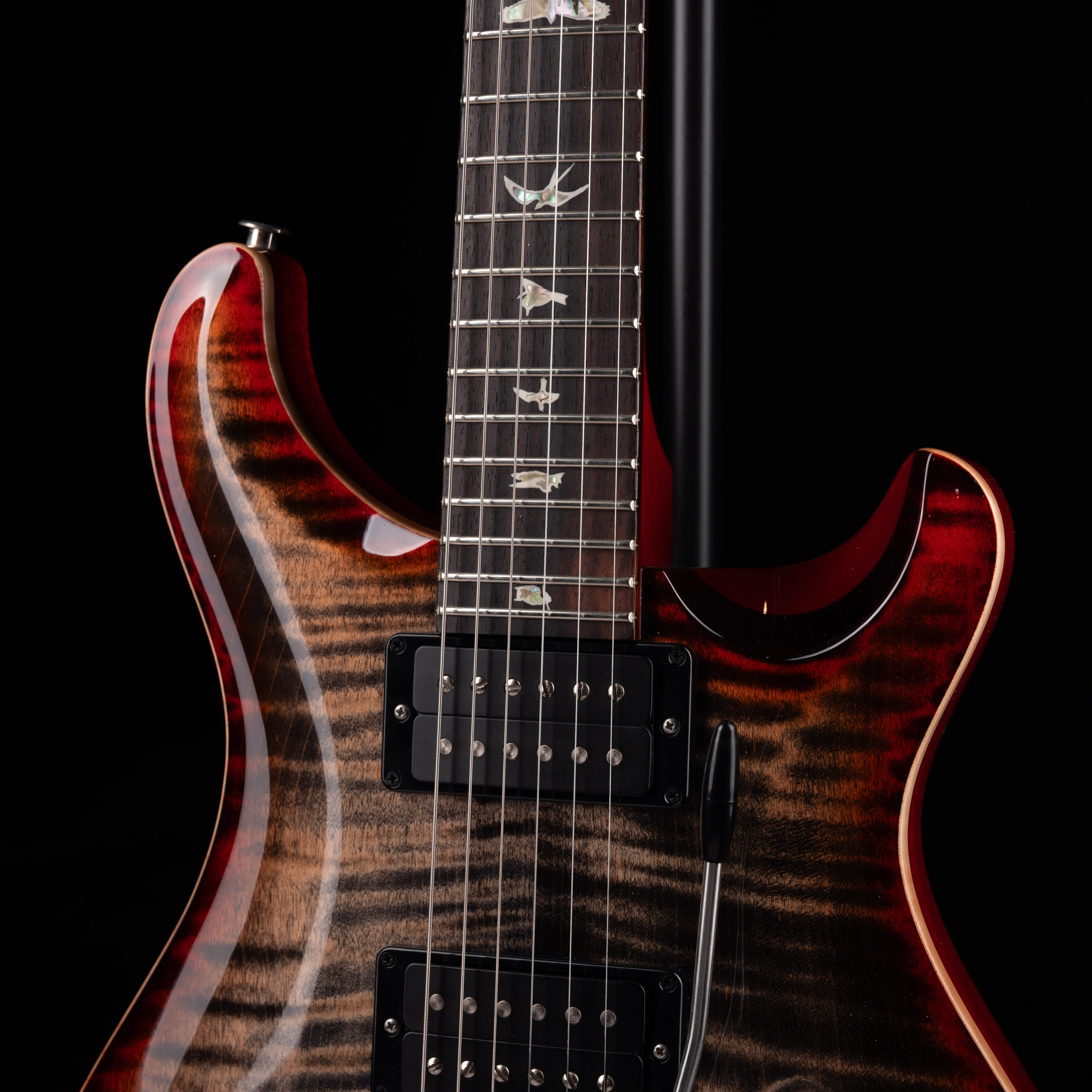 Pre-Owned 2023 PRS Core Custom 24 Charcoal Cherry With OHSC - Image 4
