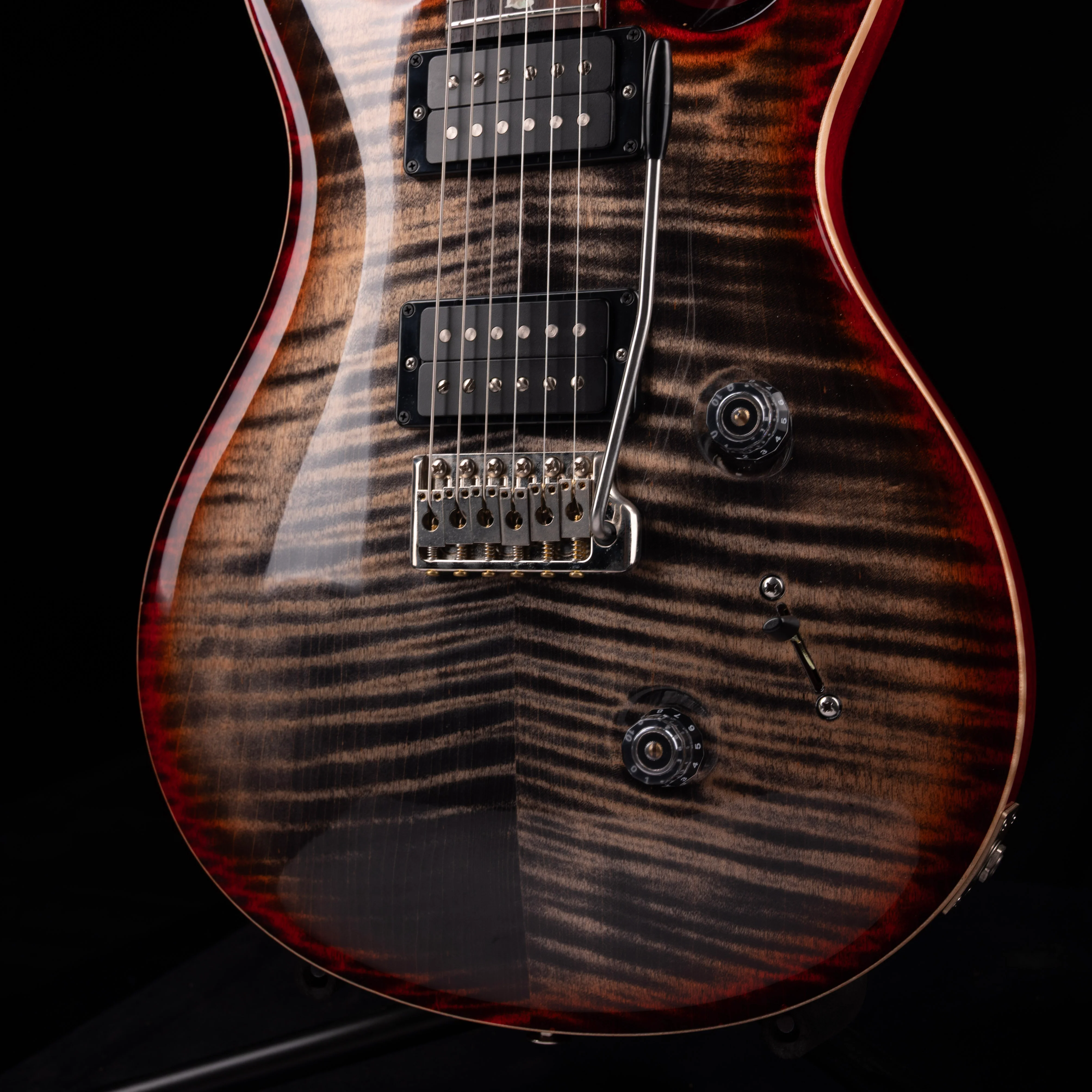 Pre-Owned 2023 PRS Core Custom 24 Charcoal Cherry With OHSC - Image 5